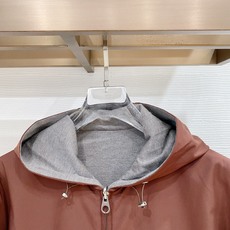 秋冬新款Loro Piana诺 u翩雅 老钱推荐 商务通勤 一衣两穿Bomber Windmate双面穿莲帽夹克外套 经 秋冬新款Loro Piana诺 u翩雅 老钱推荐 商务通勤 一衣两穿Bomber Windmate双面穿莲帽夹克外套 经