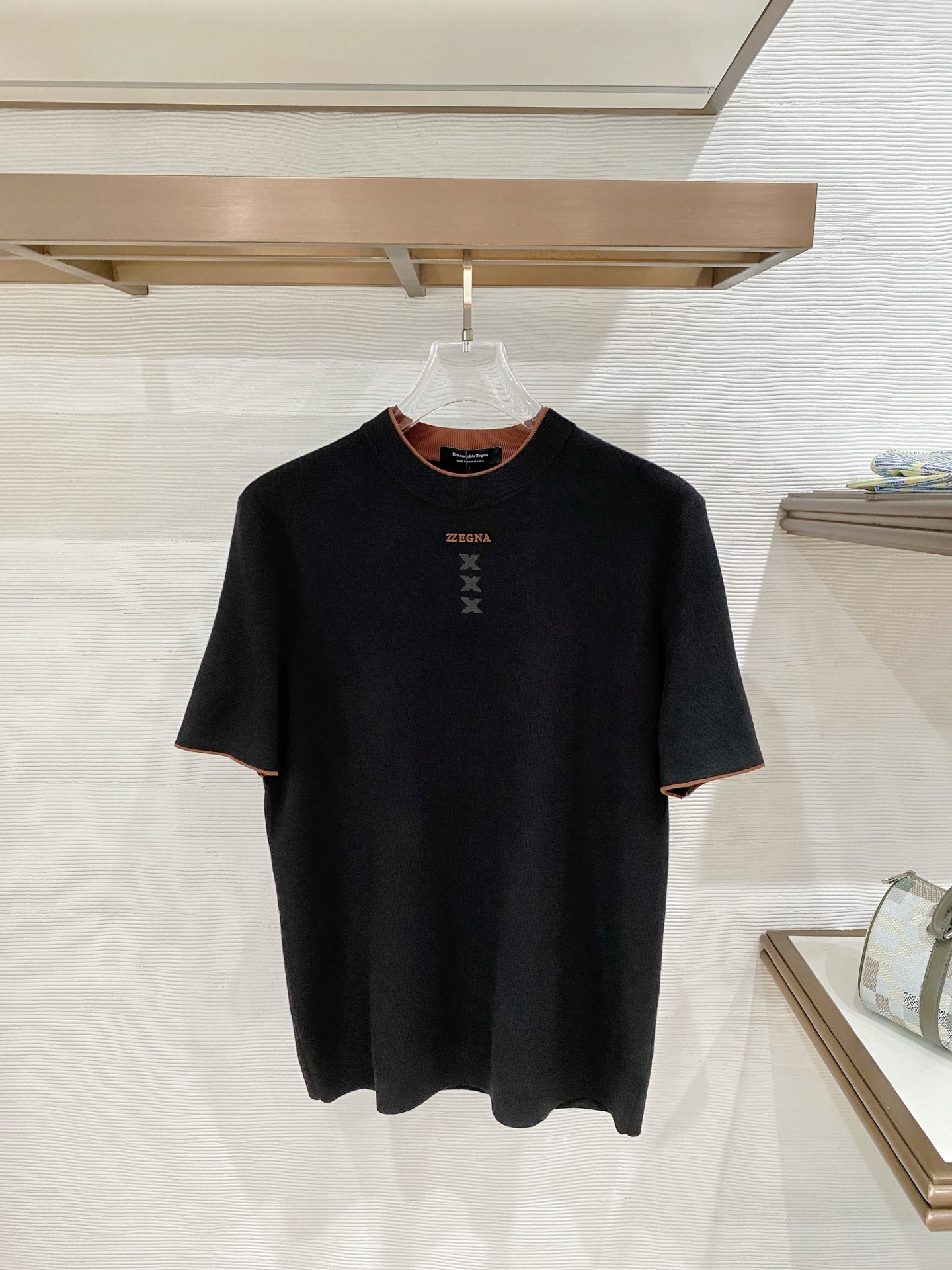 🍀 Zenga 🔥 logo M-4XL. Novità Uomo Manica corta MaglioneMaglieria