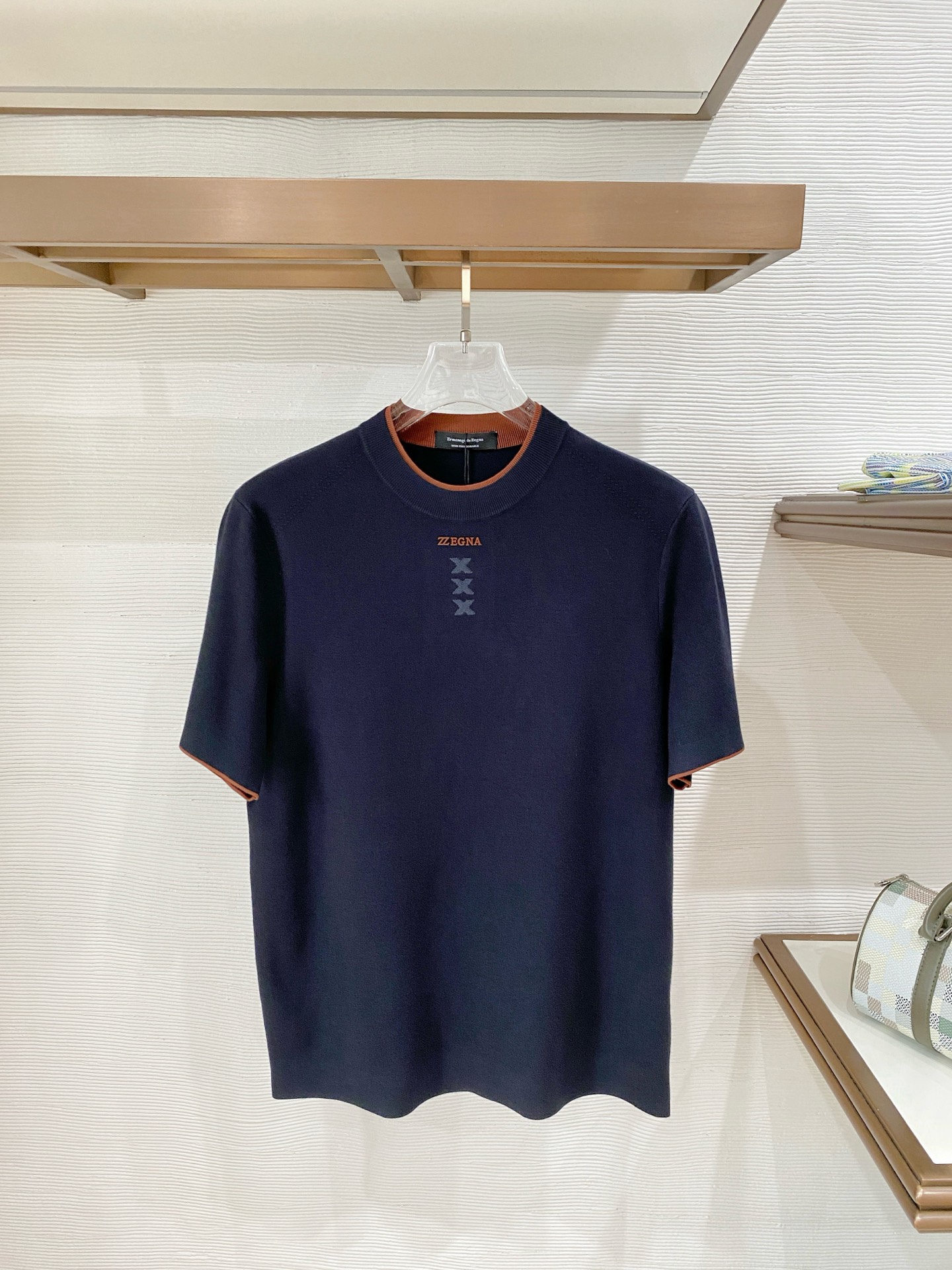 🍀 Zenga 🔥 logo M-4XL. Novità Uomo Manica corta MaglioneMaglieria