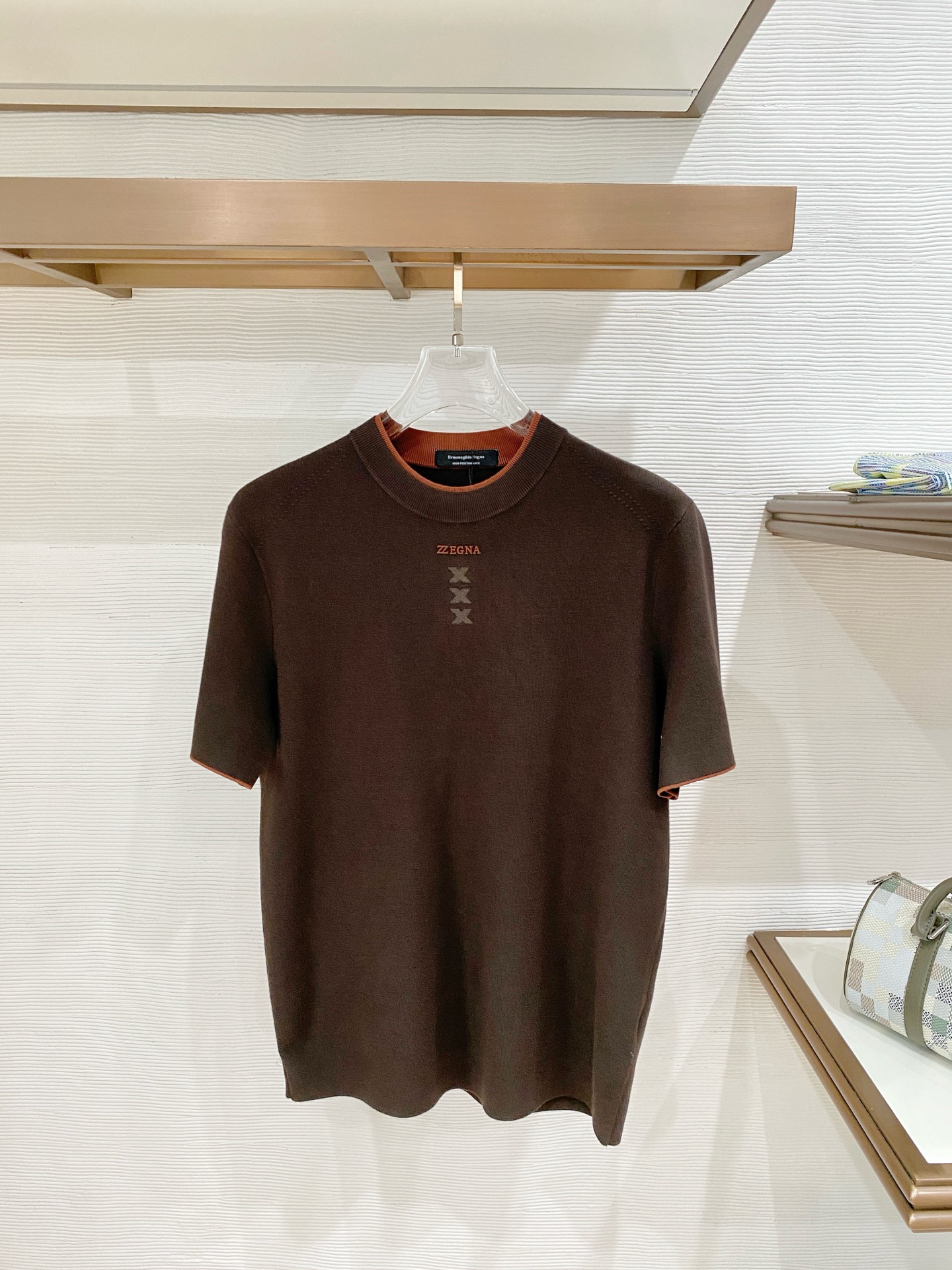 🍀 Zenga 🔥 logo M-4XL. Novità Uomo Manica corta MaglioneMaglieria