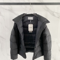 Dior 迪奥 2026FW秋冬新款立领短款羽绒服✨ 原版配套五金辅料,拉链质感十足。采用高密防风抗寒面料,横条分格锁绒 Dior 迪奥 2026FW秋冬新款立领短款羽绒服✨ 原版配套五金辅料,拉链质感十足。采用高密防风抗寒面料,横条分格锁绒