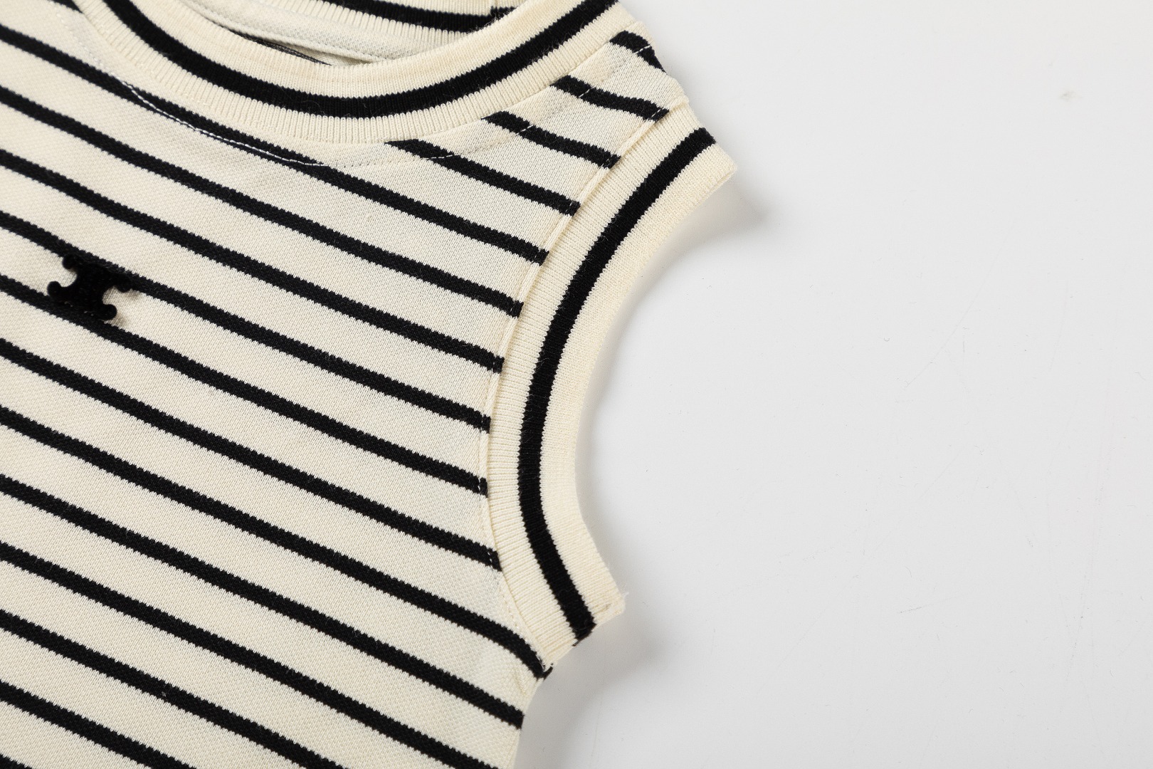 Celine striped vest: details - 图片 2