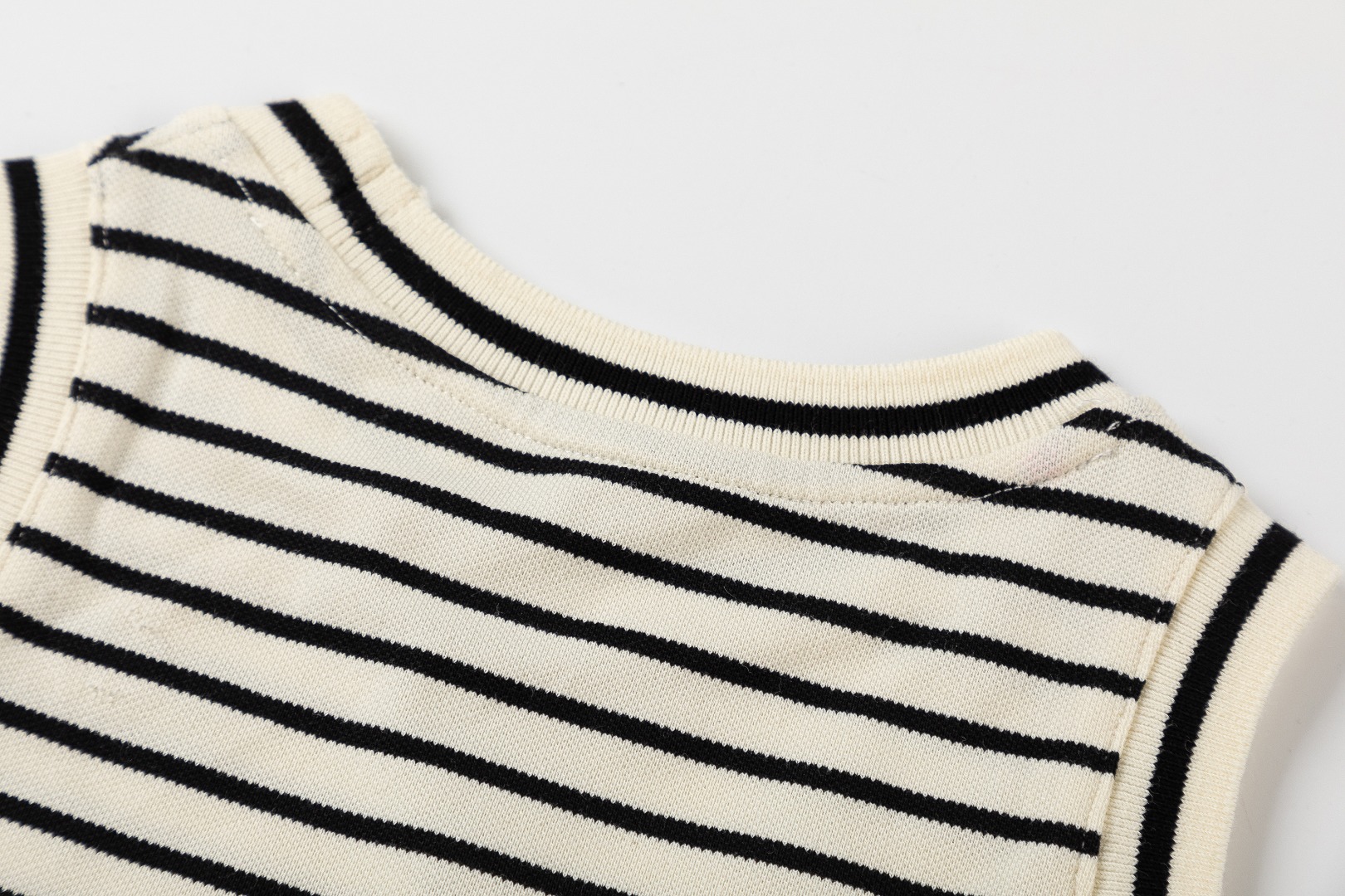 Celine striped vest: details - 图片 4