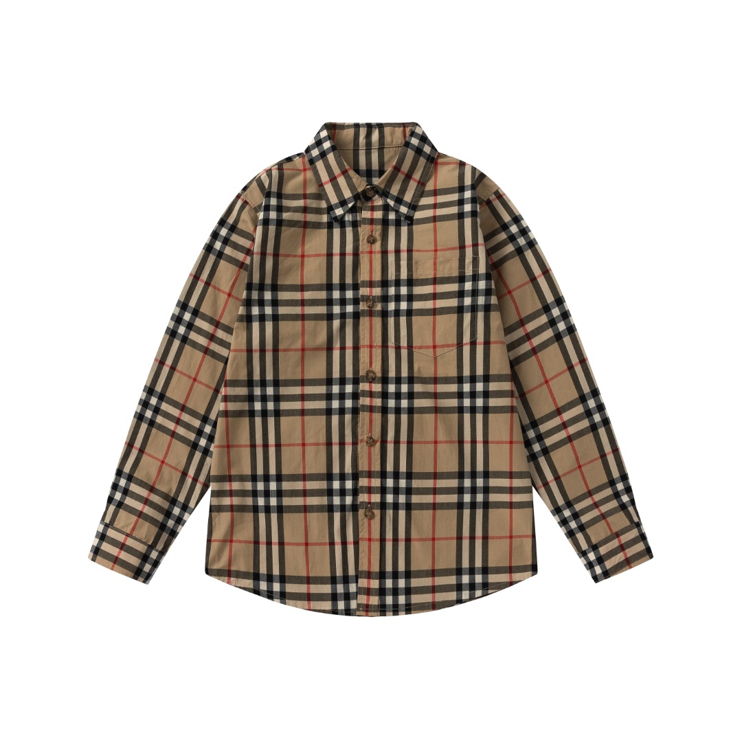 Camisa de cuadros: 139￥, tallas: 100-165