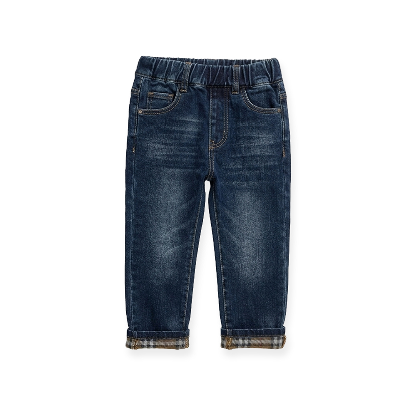 Jeans a cuadros: 129￥ Talla: 100-160