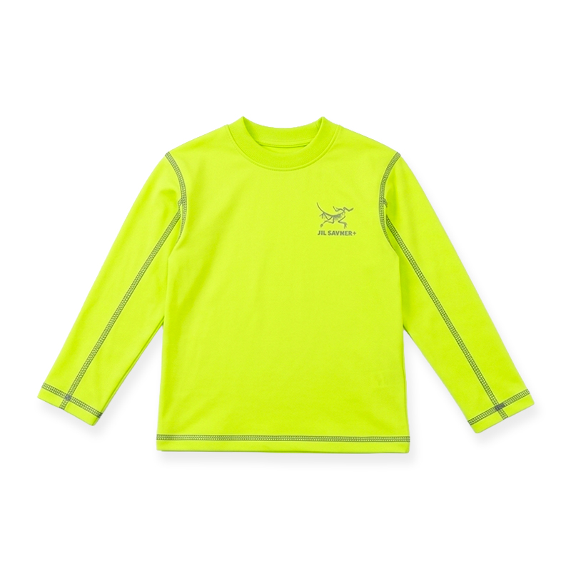 Camiseta larga de dos piezas simuladas de pájaro: 98@无少, tallas: 100-160