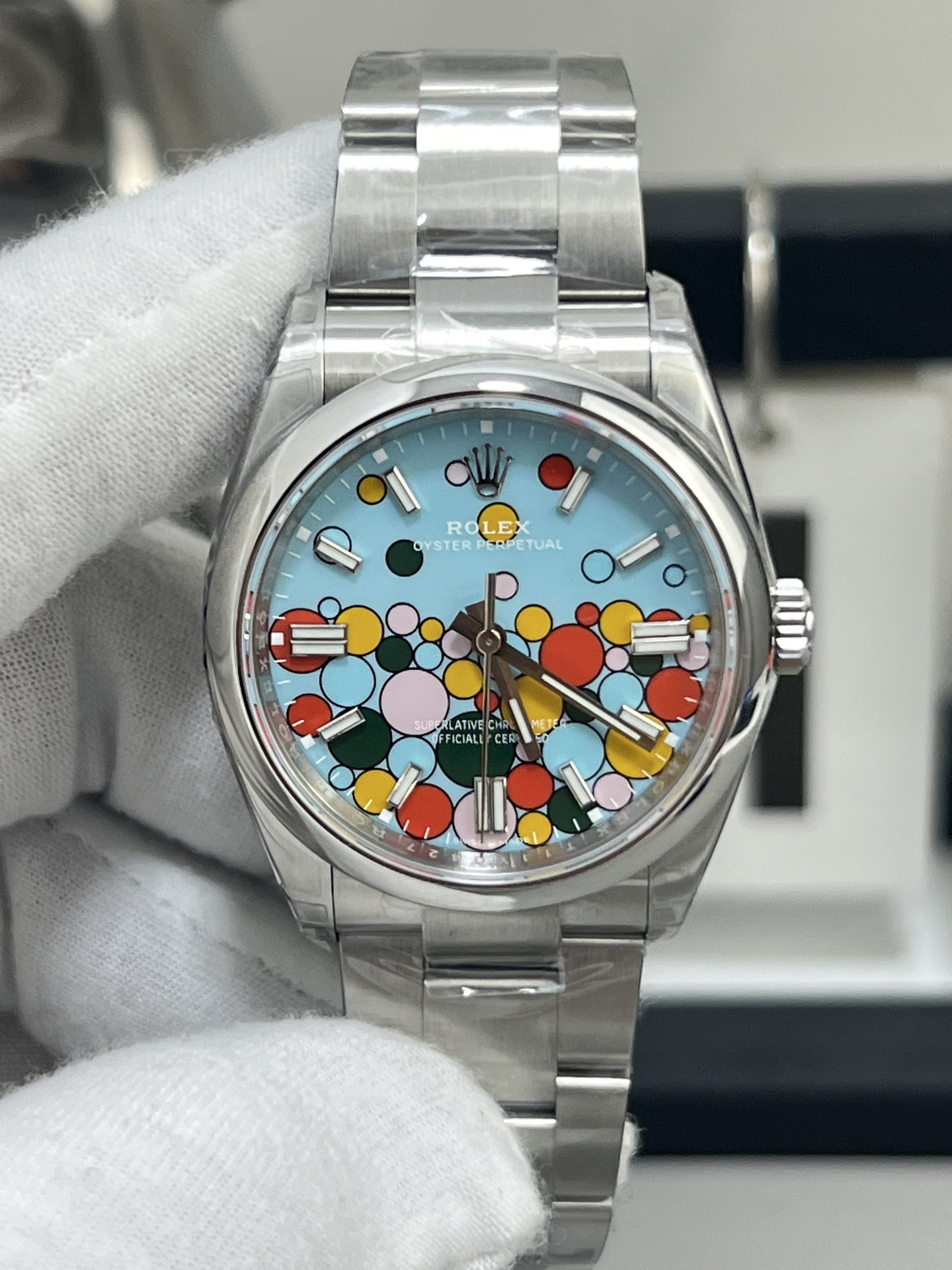 NO:741969,VS36mm Perpetual Balloon Dial Dandong Movement,19860909VS36mm恒动气球面 丹东机芯,,Watch