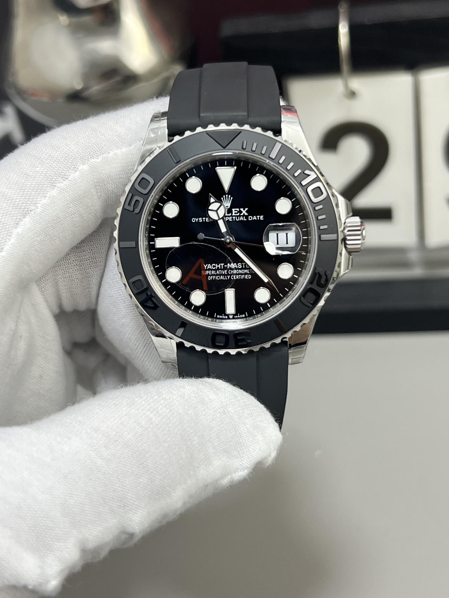 NO:741952,VS Platinum Yacht V3 Counterweight Dandong Movement,19860909VS白金游艇 V3配重 丹东机芯,,Watch