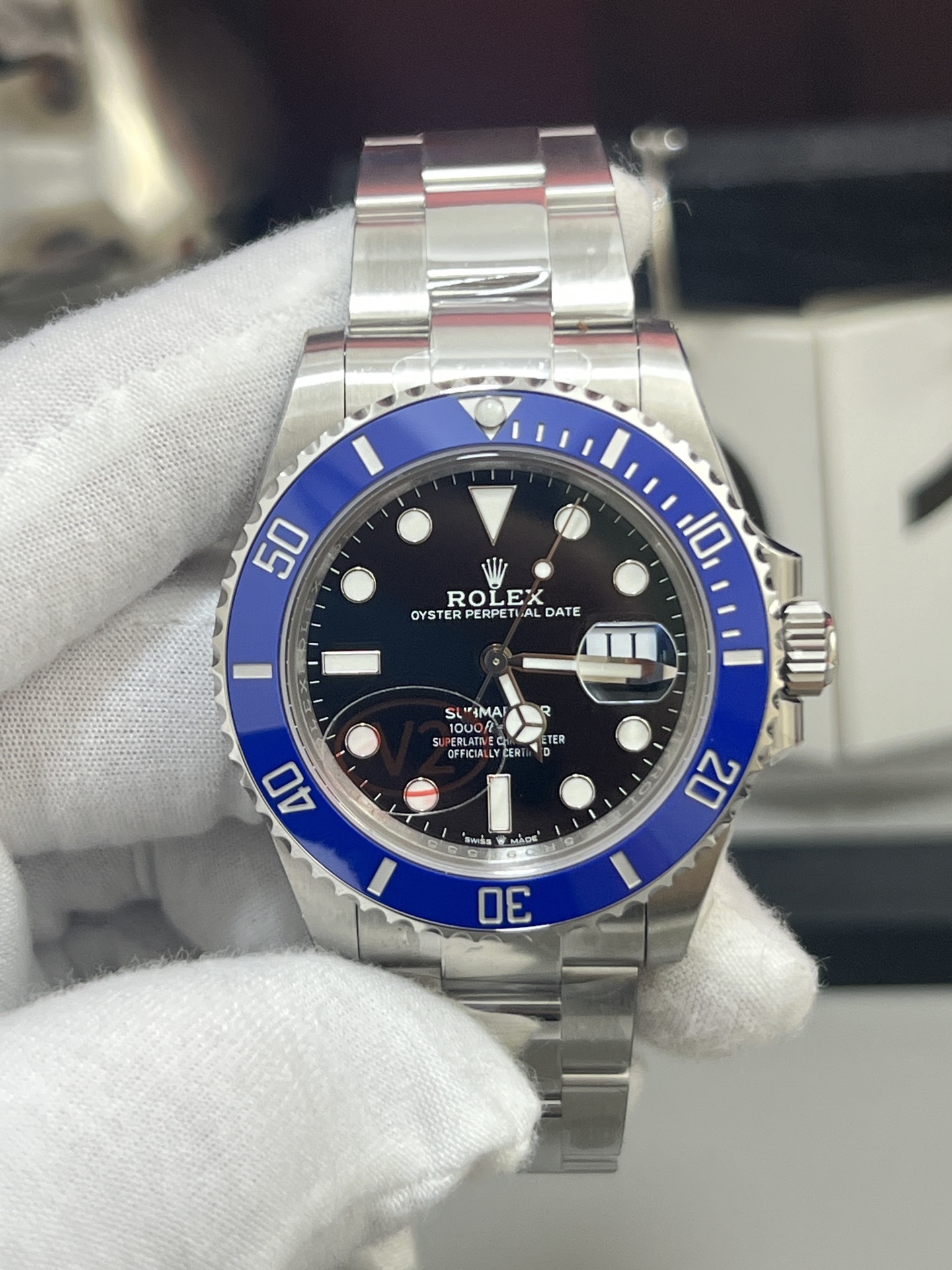 NO:741930,VS Blue Water Ghost v2 counterweight 41mm diameter Dandong movement,19860909VS蓝水鬼v2配重 41mm表径 丹东机芯,,Watch