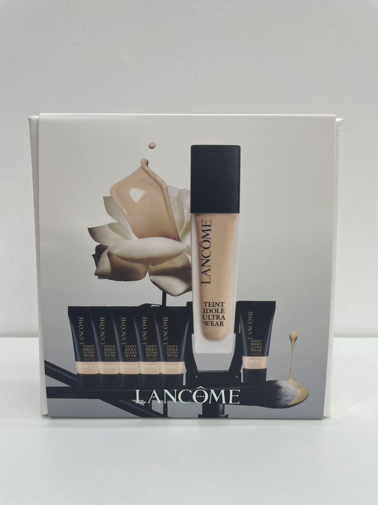 100. Nuevo Lancôme base de maquillaje de larga duración 1+6 set de regalo 🔜 versión Mingtong. Alta calidad❗🇫🇷LANCOME…