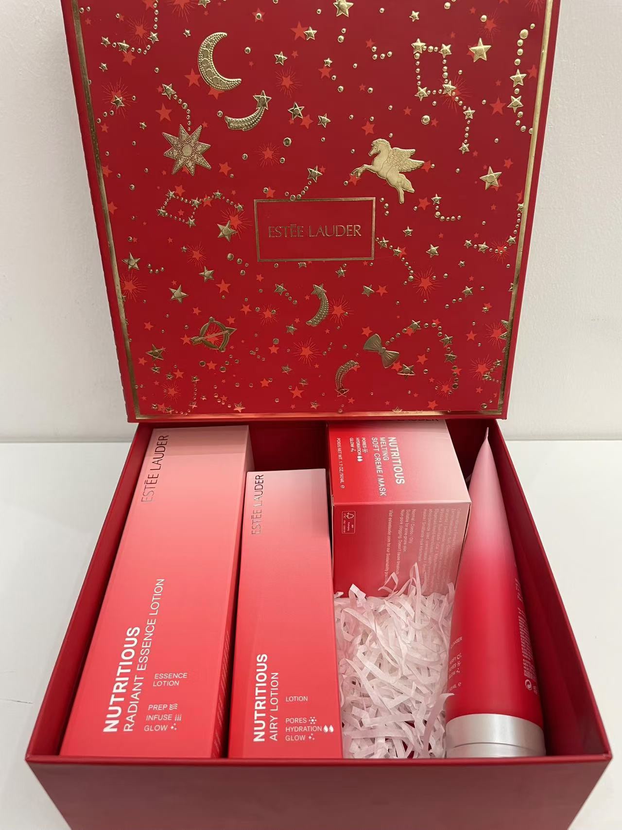 230. Nuevo set de regalo de granada roja Estee Lauder de edición nueva 🔜 Versión Mingtong. ¡¡Alta calidad!! 🇺🇸 Estee…