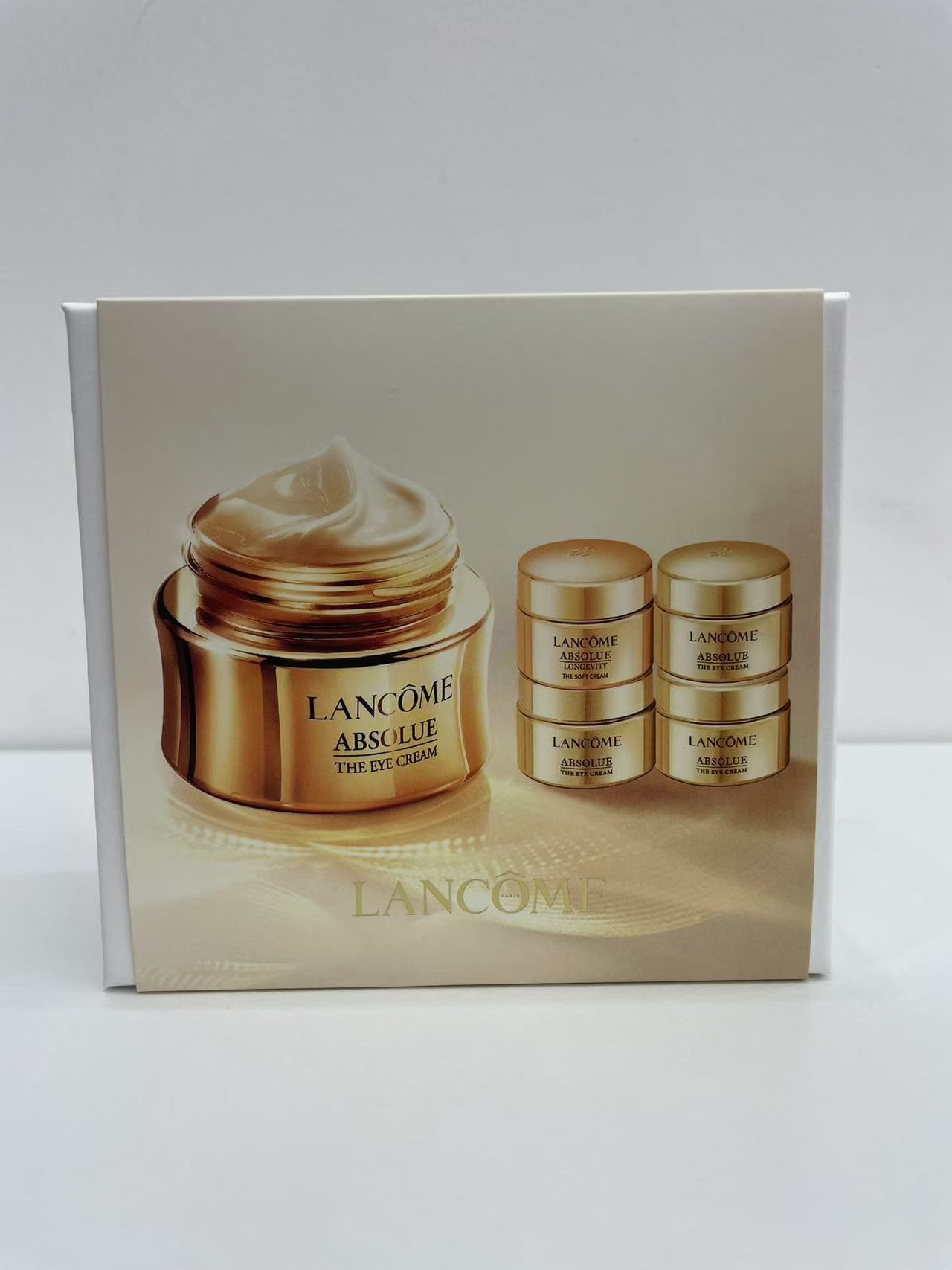 145. Nuevo set de regalo de crema de ojos Absolue 1+5 🔜 Versión Mingtong. ¡Alta calidad! 🇫🇷 LANCOME/Nuevo set de reg…