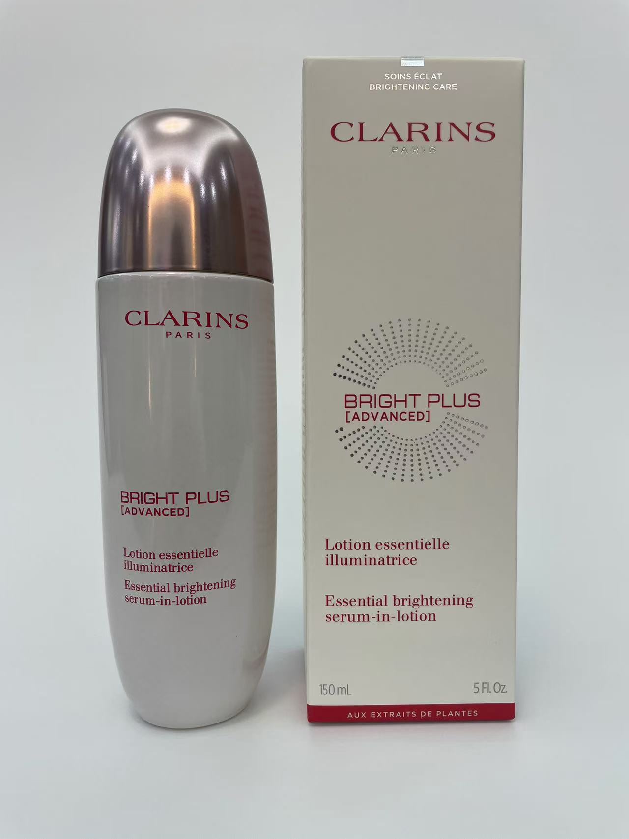 80. Sérum de brillo y luminosidad de Clarins 150ml/Versión Mingtong 🔜 Versión Mingtong. ¡Alta calidad❗️ 🇫🇷Clarins/娇韵…