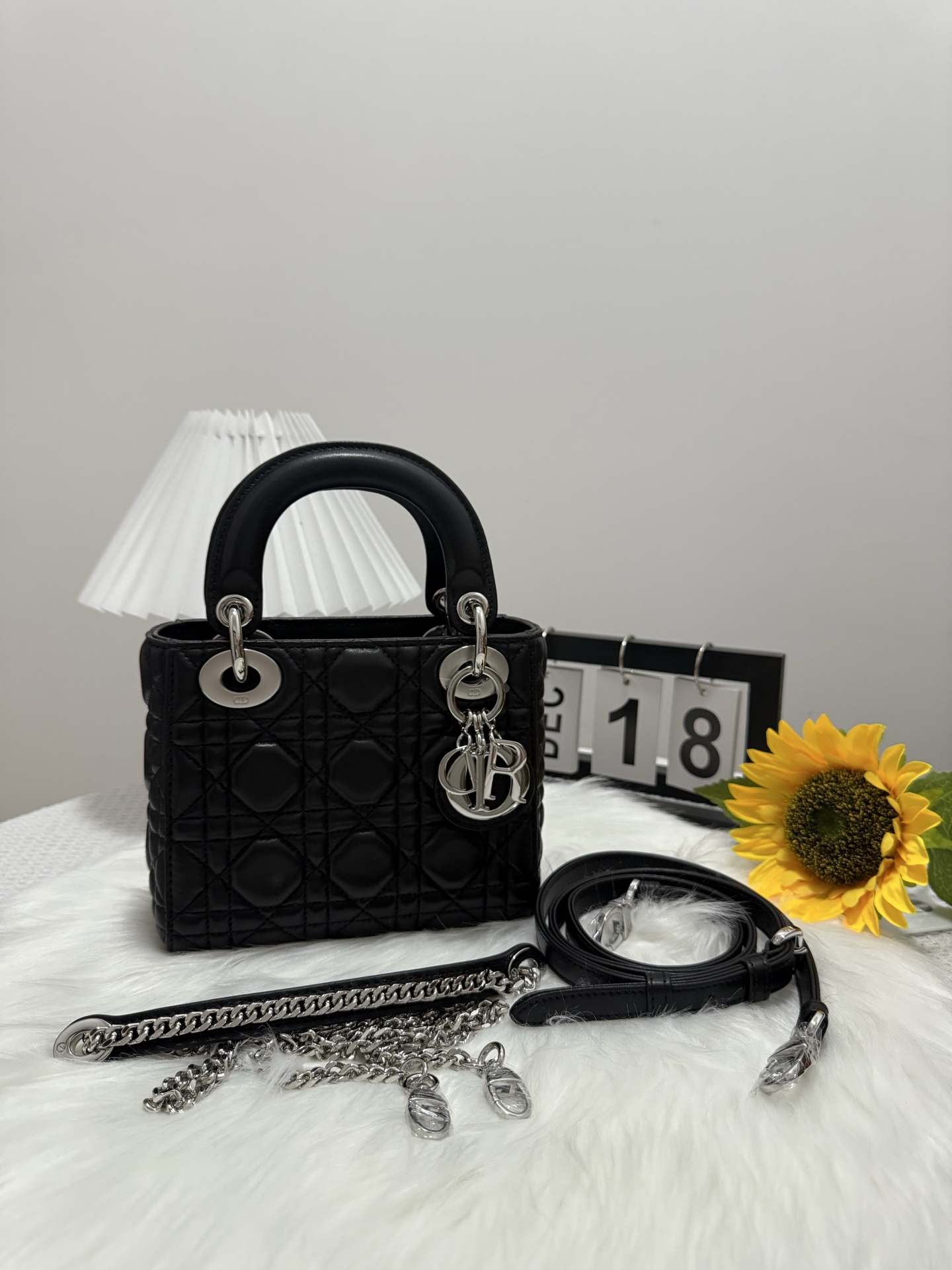 Lady Dior Mini Bag Black Cannage Lambskin with Silver Finish Hardware 10 i1747581750541 4321 0 8