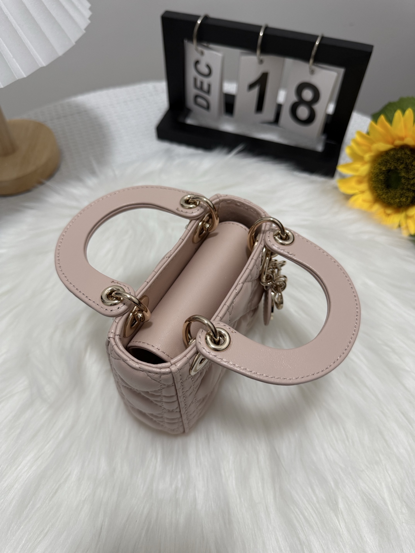Dior Lady Micro Bag Rose Pink Lambskin Iconic Letter Charms 12x10x5cm 6 i1747582244931 2151 0 4