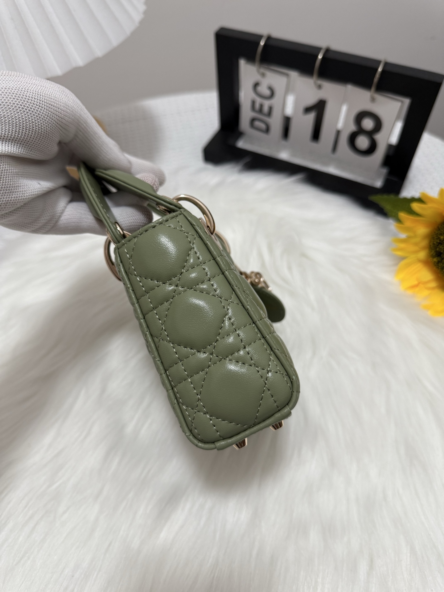 Dior Lady Micro Bag Lambskin Mint Green - Iconic Design, Compact Size 3 i1747582370925 1549 0 1