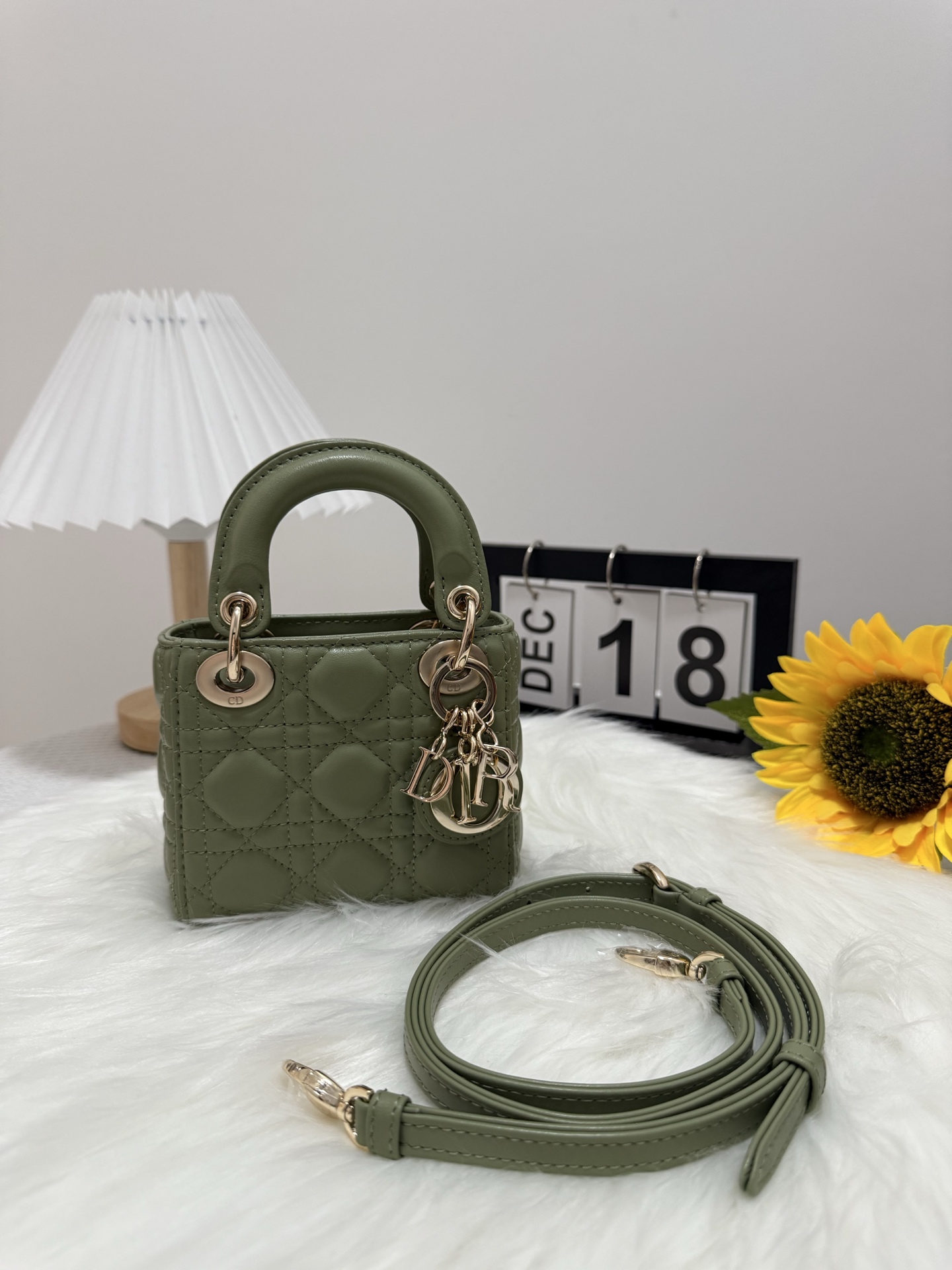 Dior Lady Micro Bag Lambskin Mint Green - Iconic Design, Compact Size 10 i1747582370975 2694 0 8