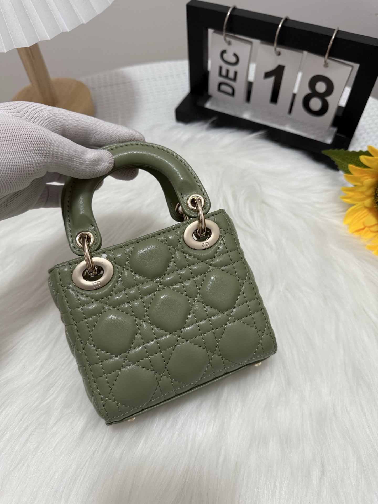 Dior Lady Micro Bag Lambskin Mint Green - Iconic Design, Compact Size 4 i1747582371019 7016 0 2