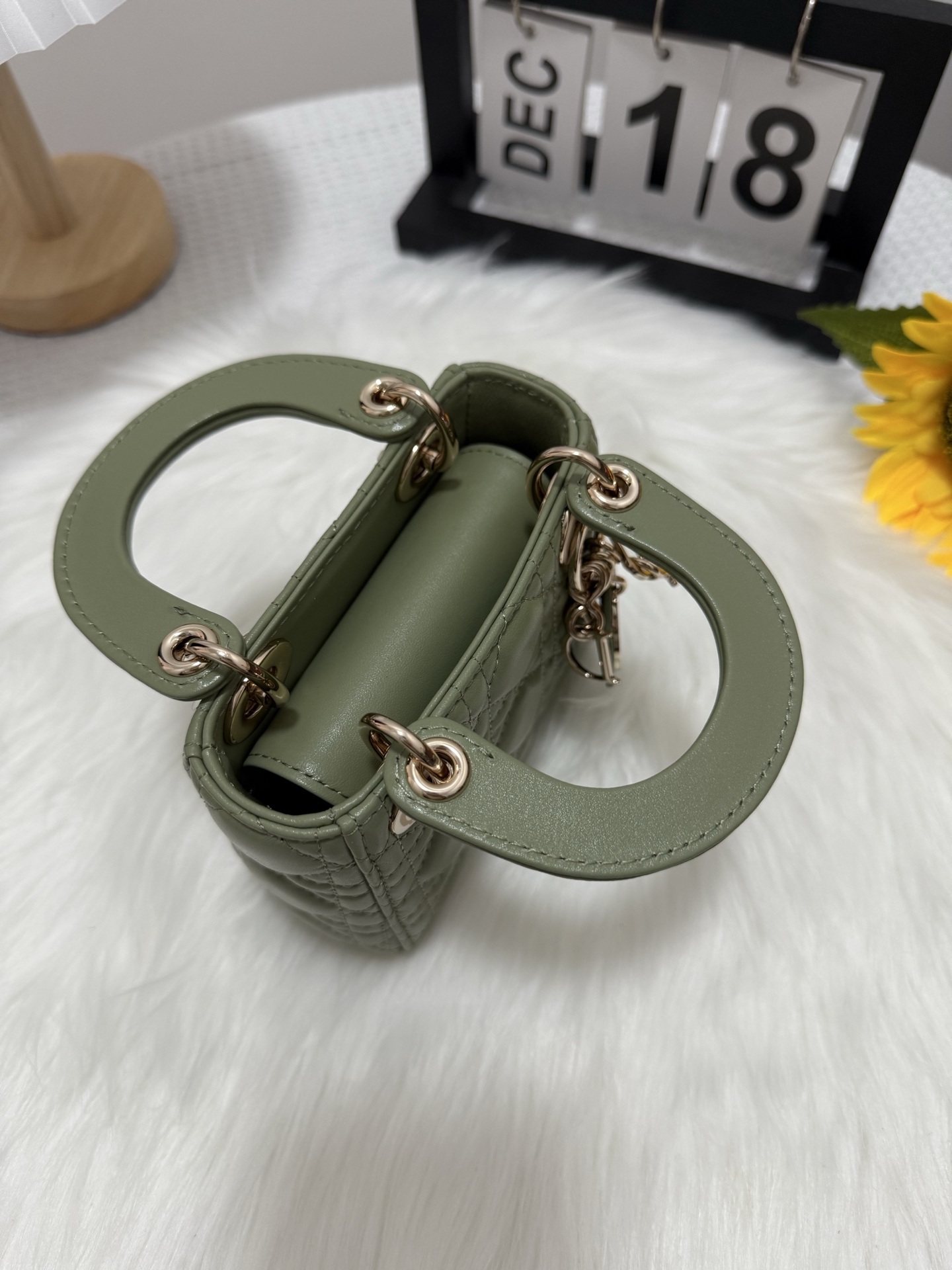 Dior Lady Micro Bag Lambskin Mint Green - Iconic Design, Compact Size 6 i1747582372138 3785 0 4