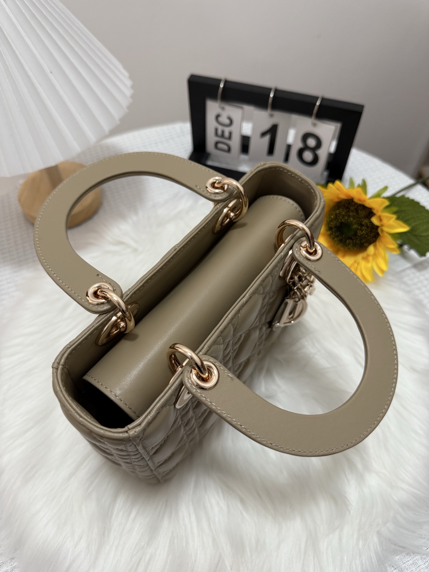 Lady Diorr Handbag, Nude-Tone Lambskin, Gold Hardware, Iconic Design 20 x 17 x 8 cm 5 i1747583612915 7373 0 3