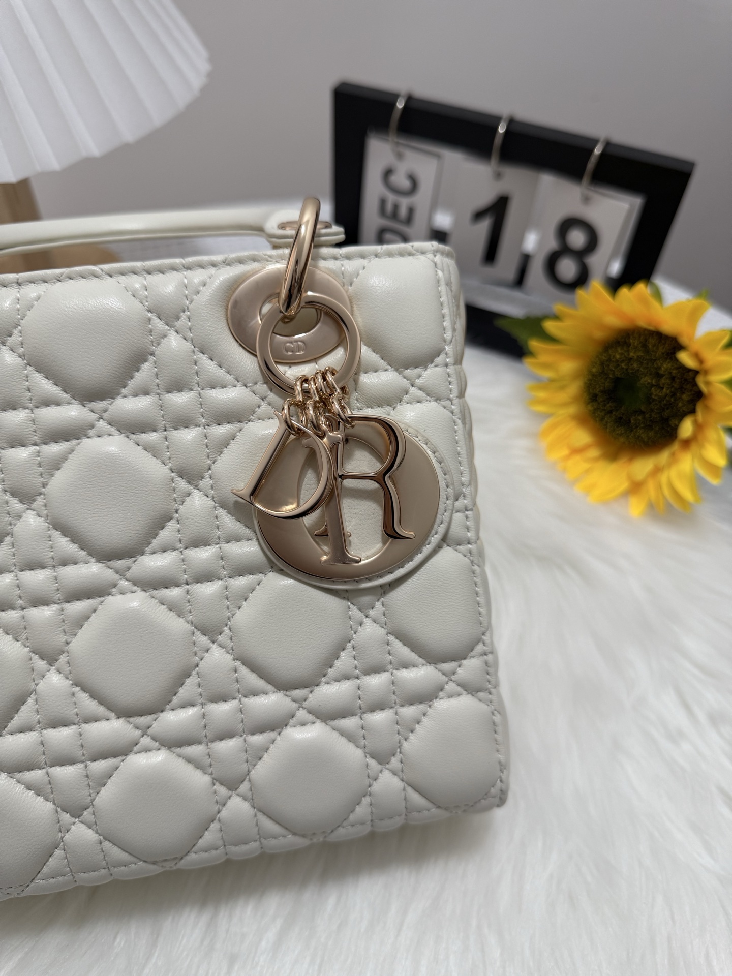 Dior Lady Dior Small Bag White Lambskin with Cannage Stitching 8 i1747583698217 4927 0 6
