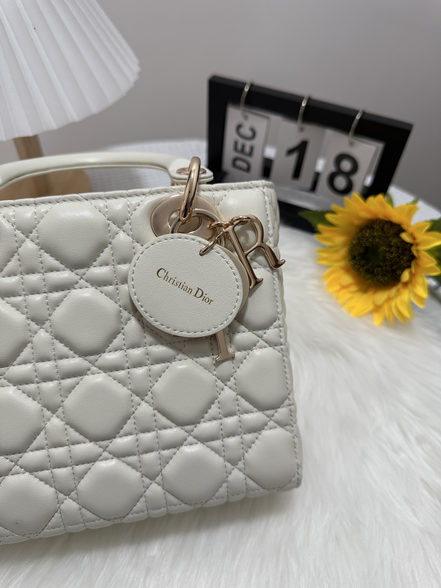 Dior Lady Dior Small Bag White Lambskin with Cannage Stitching 9 i1747583698288 7049 0 7