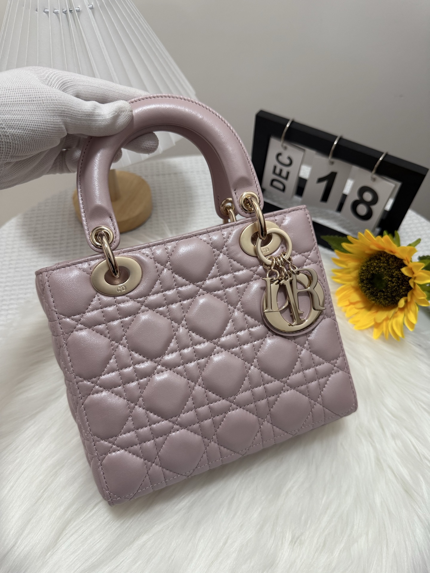 Lady Dior Mini Bag Quilted Lambskin Powder Pink with D.I.O.R. Charms 2 i1747583717716 1053 0 0