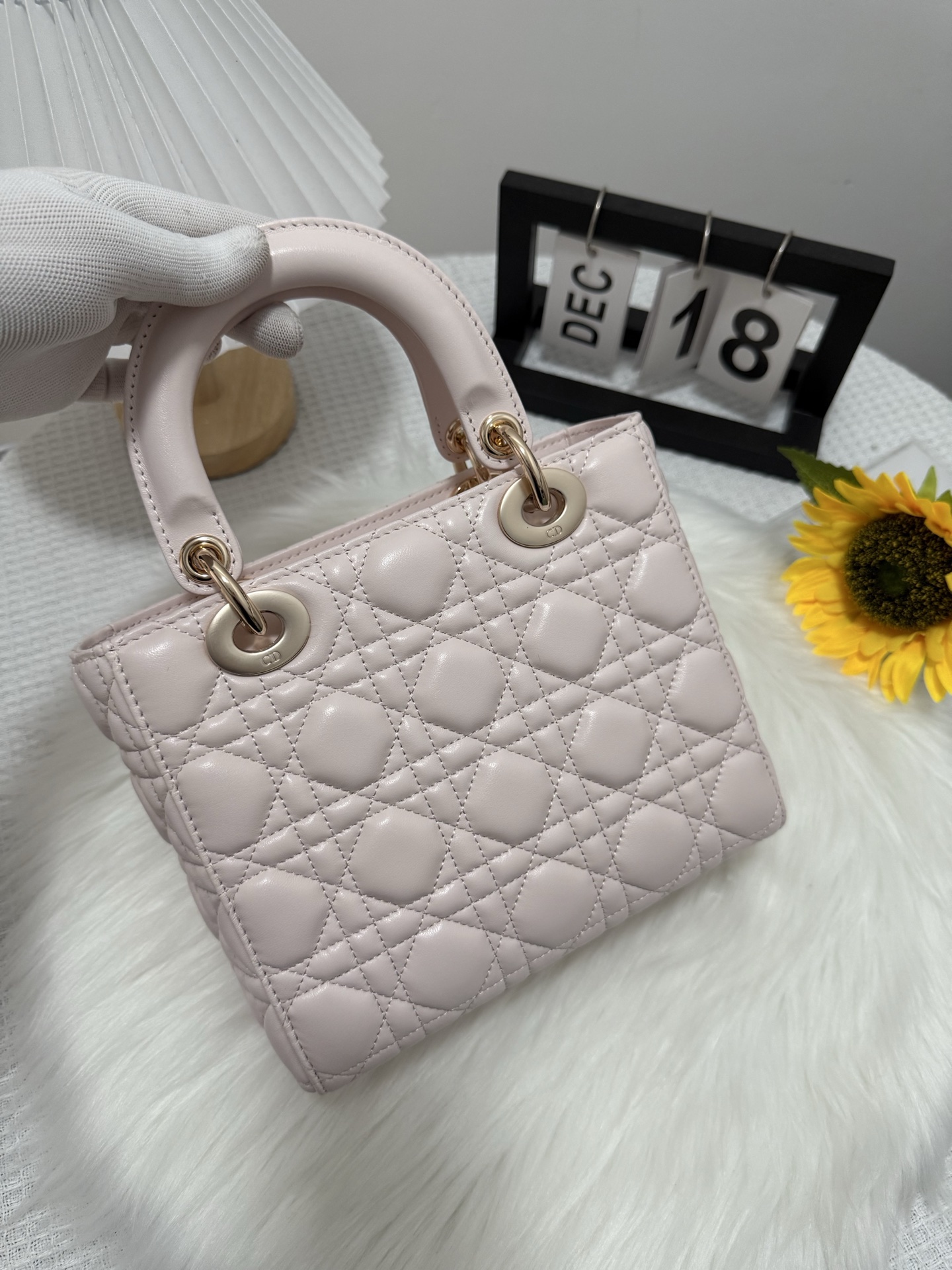 Lady Dior Quilted Lambskin Handbag - Elegant & Timeless Design 4 i1747583992874 4136 0 2