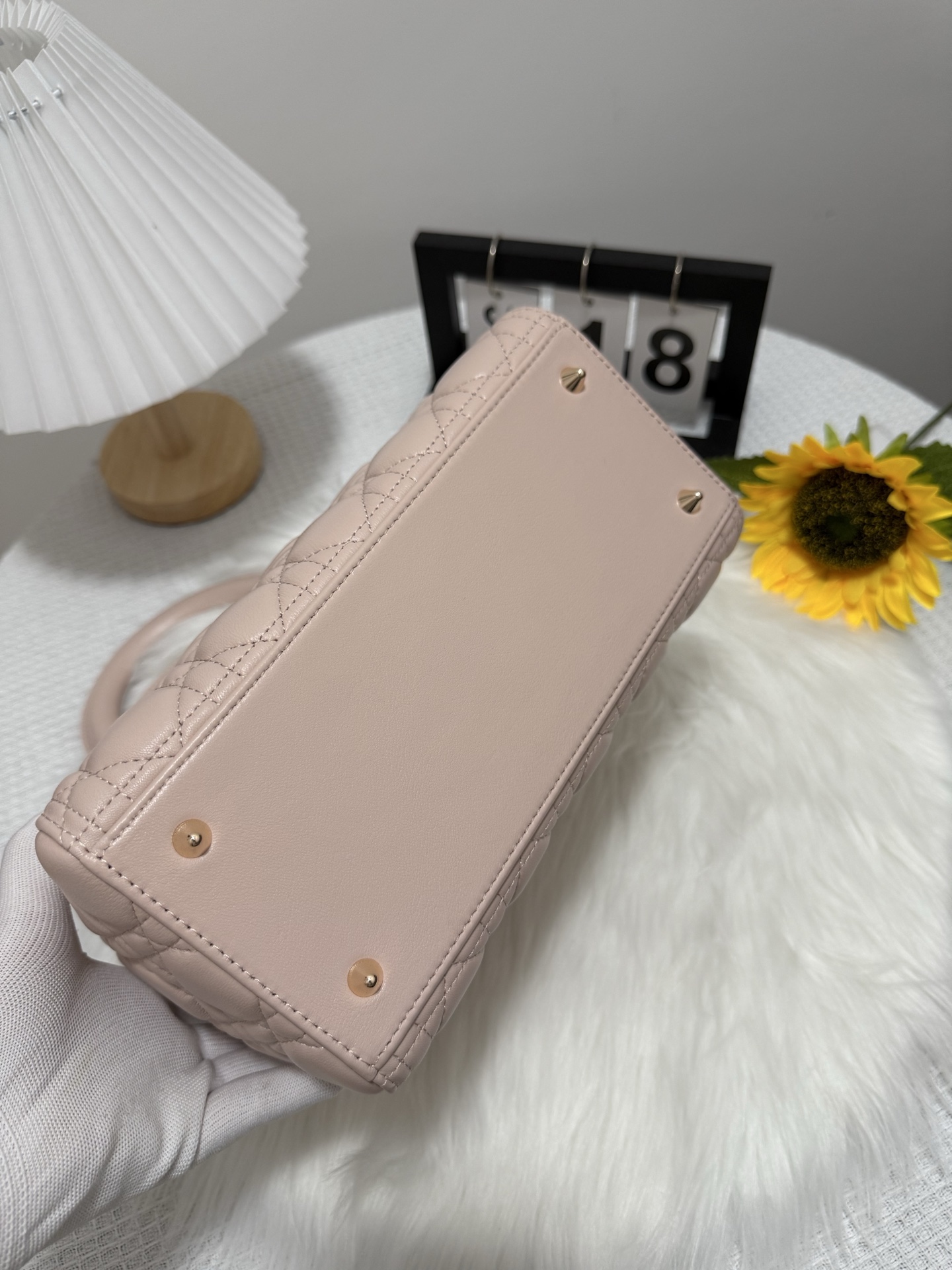 Dior Lady Dior Bag, Five-Compartment, Rouge Pink Lambskin, 24 cm 4 i1747586001308 3526 0 3