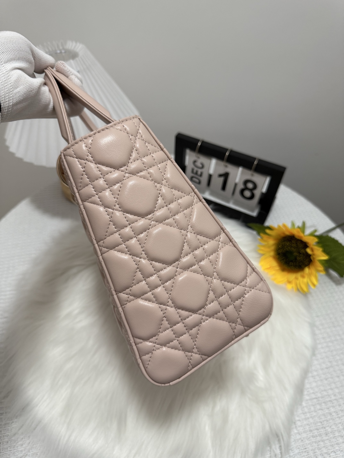 Dior Lady Dior Bag, Five-Compartment, Rouge Pink Lambskin, 24 cm 2 i1747586002285 2711 0 1