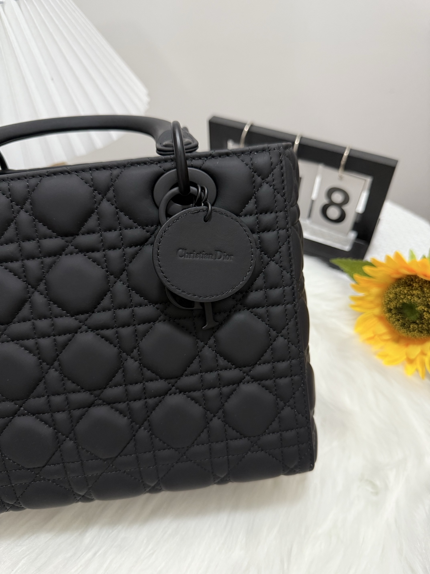 Elegant Black Lady Bag with Flap Closure & Quilted Design - 24cm 9 i1747586408669 6473 0 7