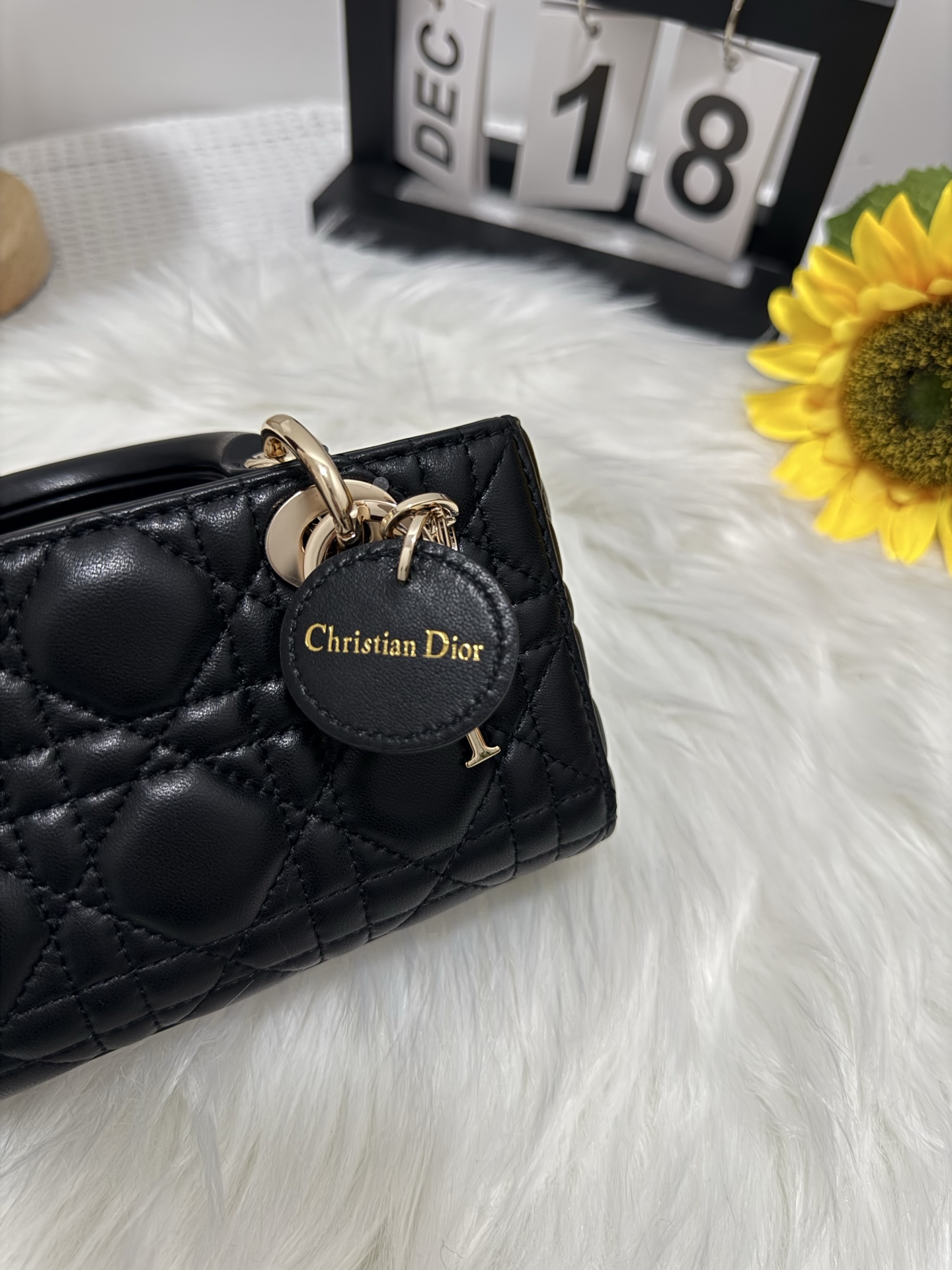 D-Joy Black Lambskin Bag, a Retro-Chic Lady Dior Style Crossbody Bag 9 i1747587241380 3931 0 7