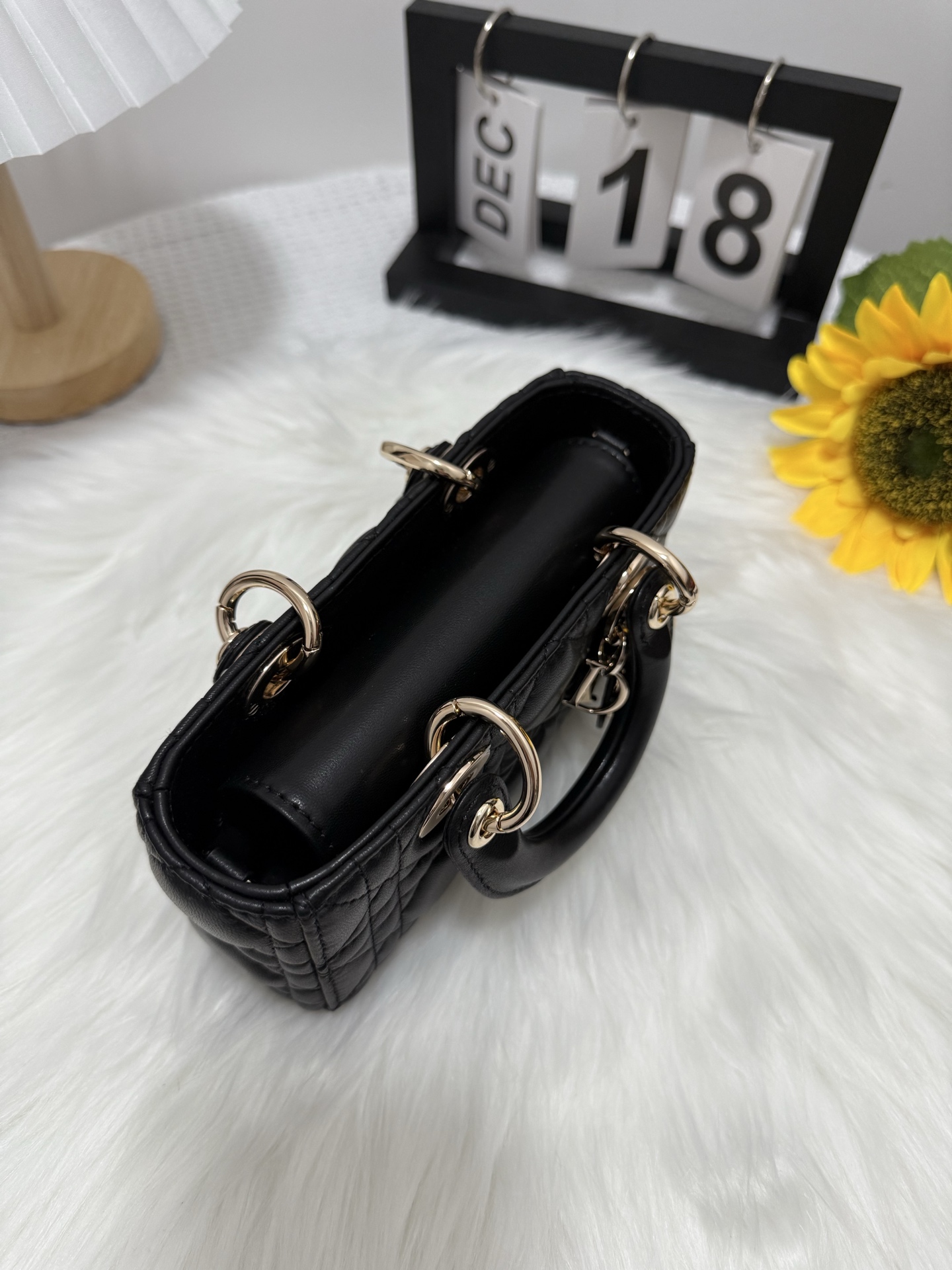 D-Joy Black Lambskin Bag, a Retro-Chic Lady Dior Style Crossbody Bag 6 i1747587241500 423 0 4