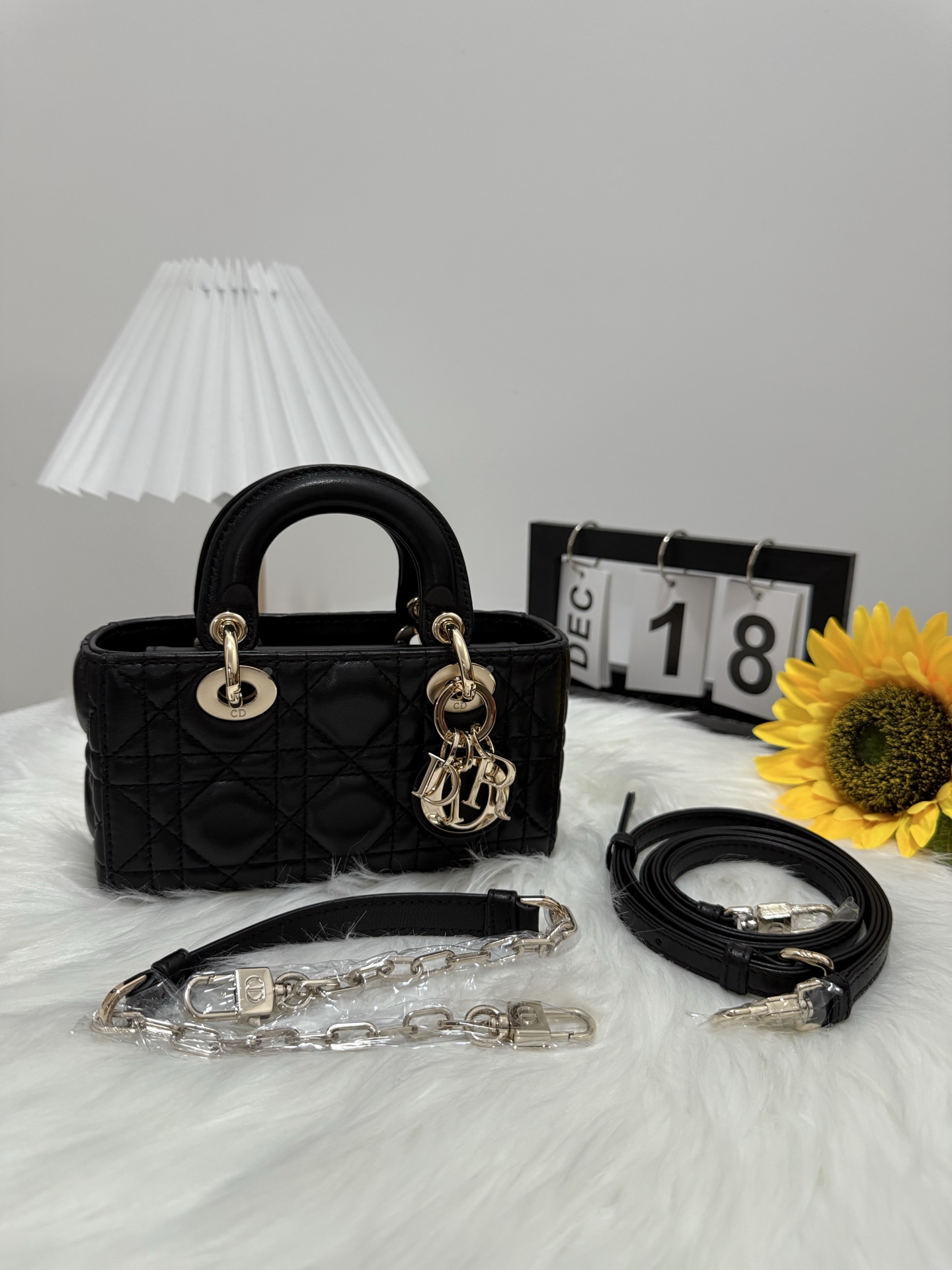 D-Joy Black Lambskin Bag, a Retro-Chic Lady Dior Style Crossbody Bag 10 i1747587241516 4609 0 8