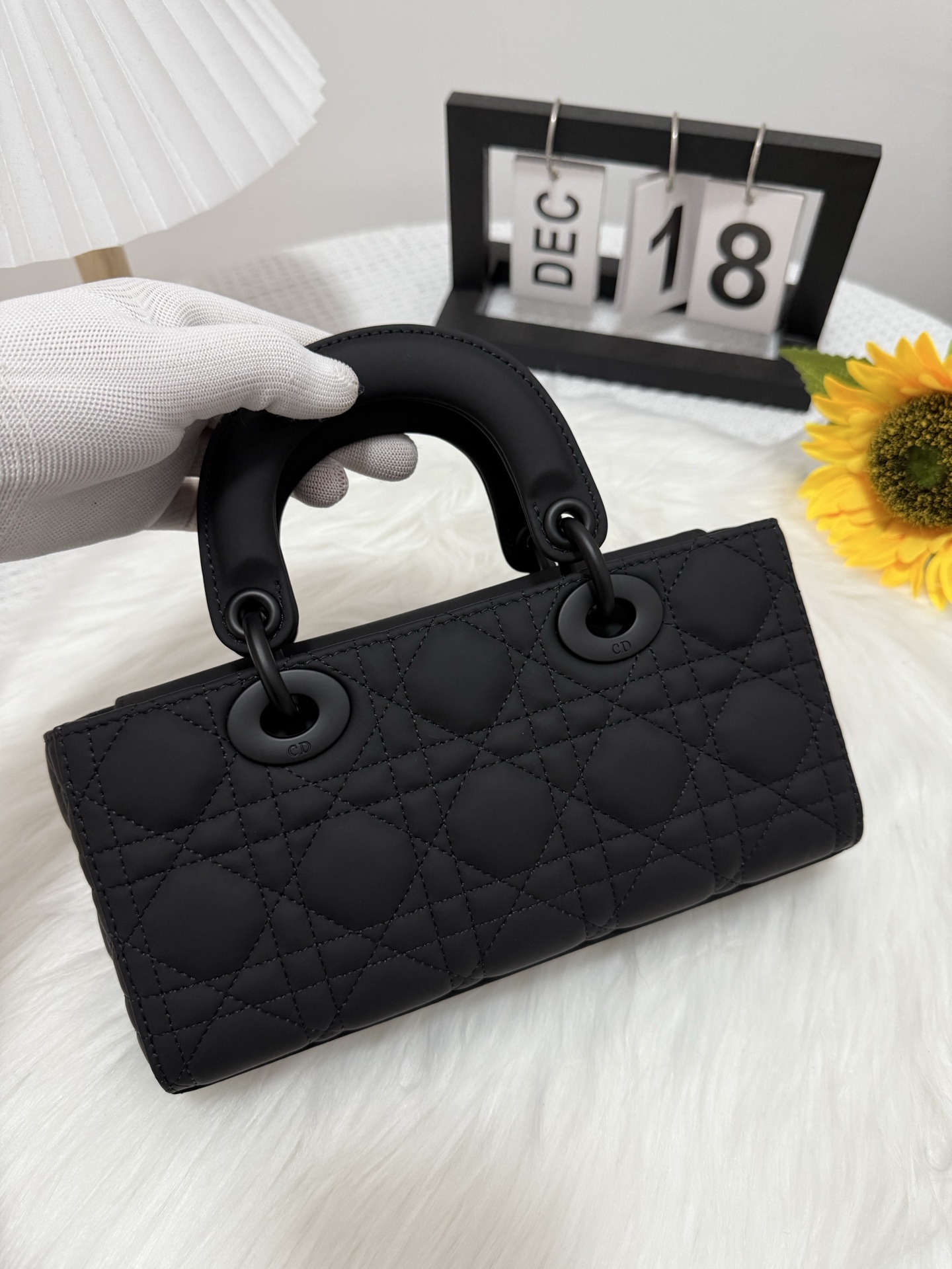 Elegant Black D-Joy Lambskin Bag with Chic Cannage Stitching 3 i1747587792815 6989 0 2