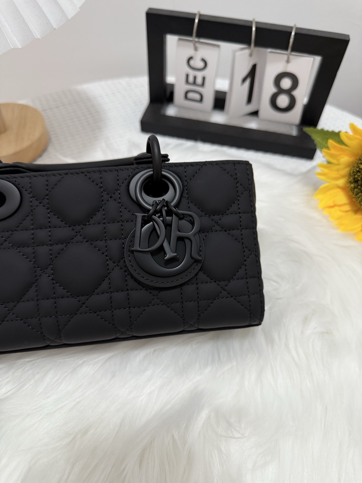 Elegant Black D-Joy Lambskin Bag with Chic Cannage Stitching 7 i1747587794273 6617 0 6