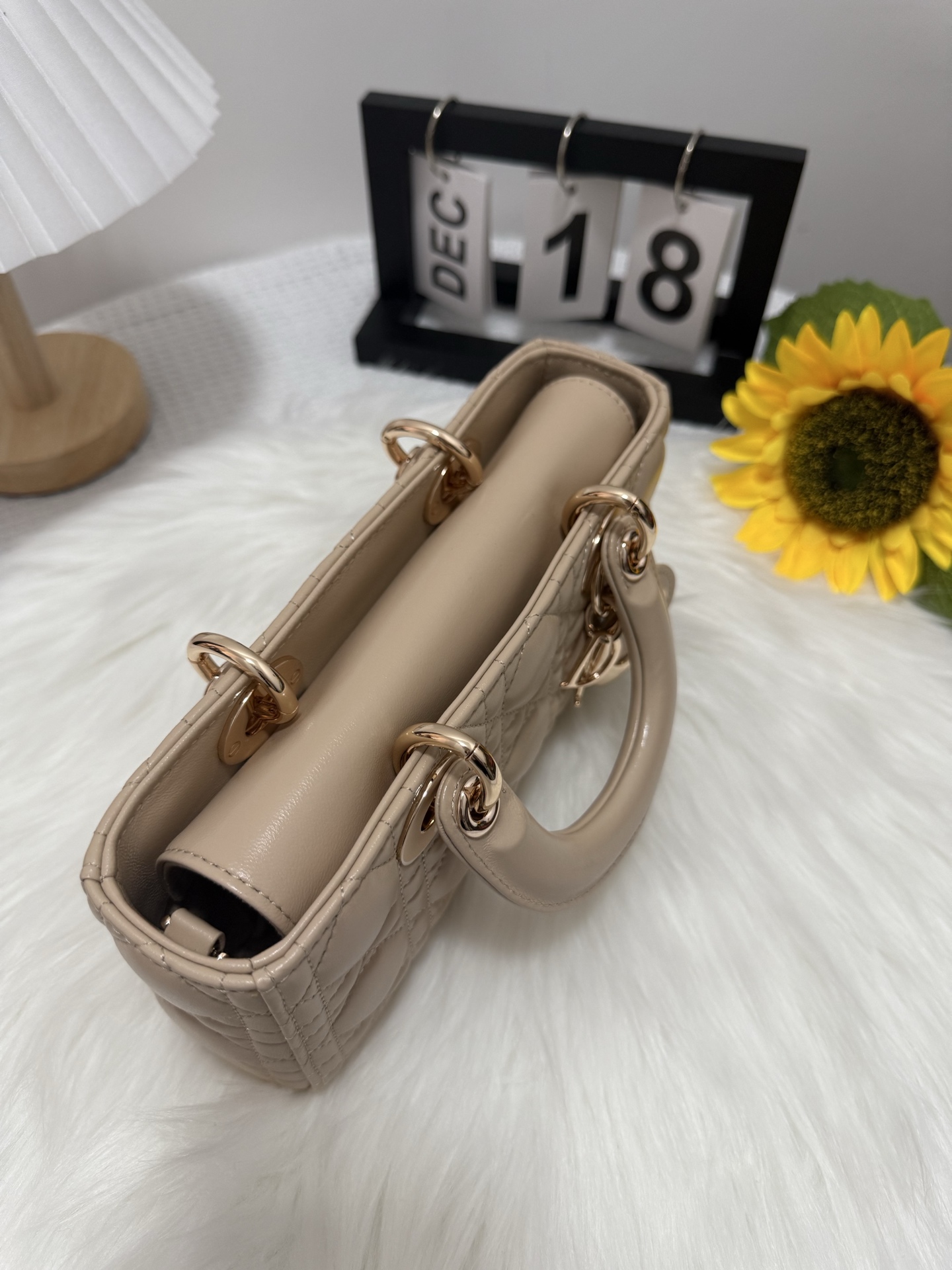 Dior D-Joy Micro Bag Lambskin Cannage Almond Beige with Gold Hardware 6 i1747588026357 8111 0 4
