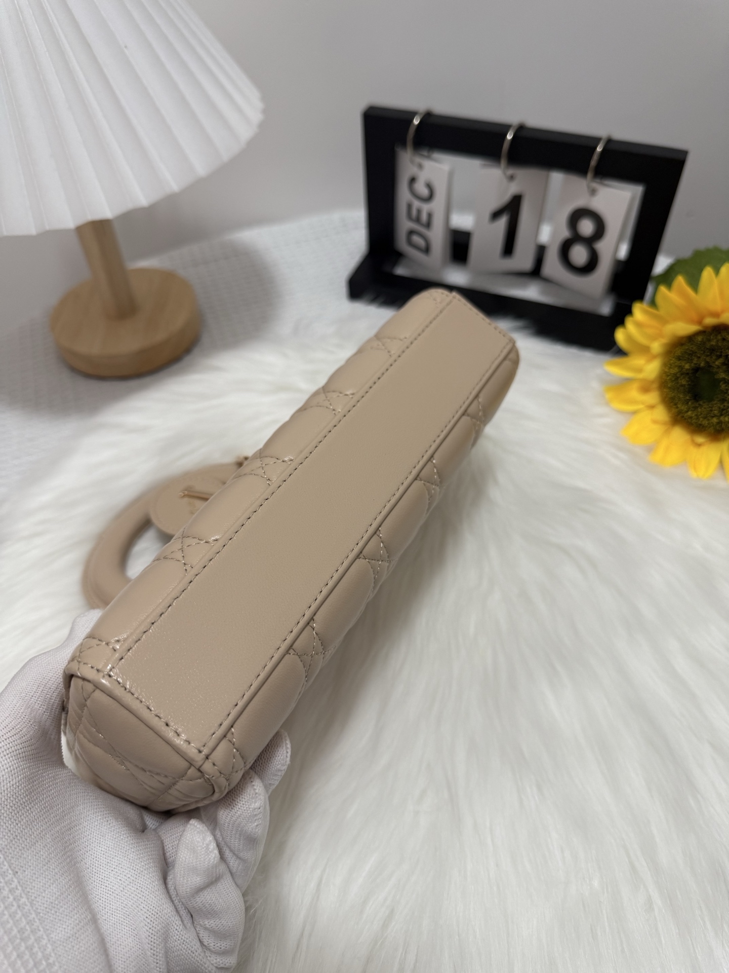 Dior D-Joy Micro Bag Lambskin Cannage Almond Beige with Gold Hardware 5 i1747588027612 248 0 3
