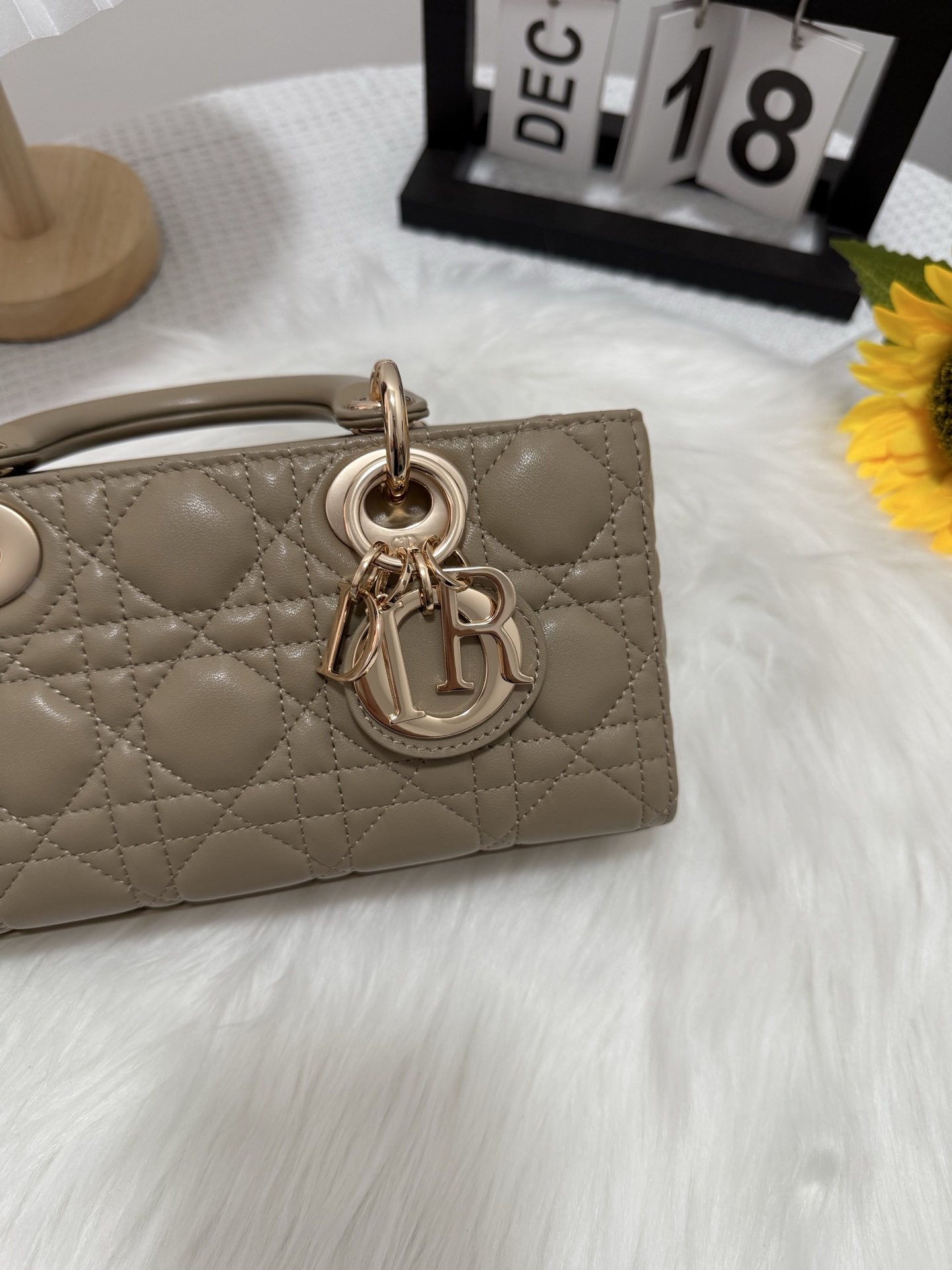 Dior D-Joy Small Bag in Latte Lambskin with Cannage Stitching 7 i1747588158235 2540 0 6
