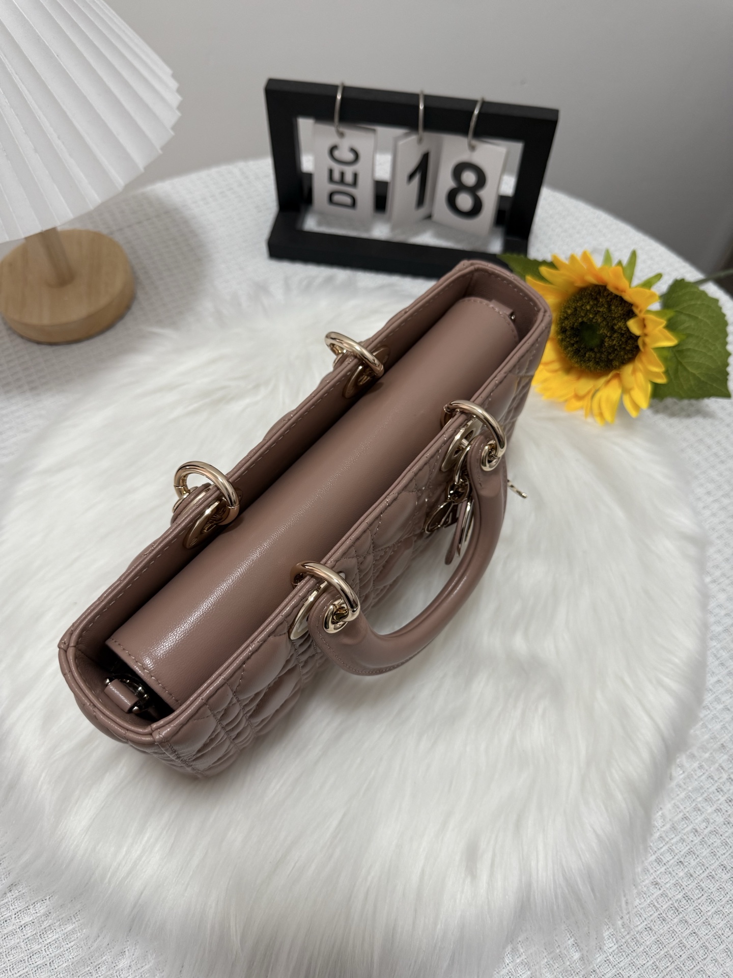 D-Joy Lambskin Quilted Bag, Elegant Design, Multiple Straps, Size 26*6*14cm 6 i1747588698793 9946 0 4