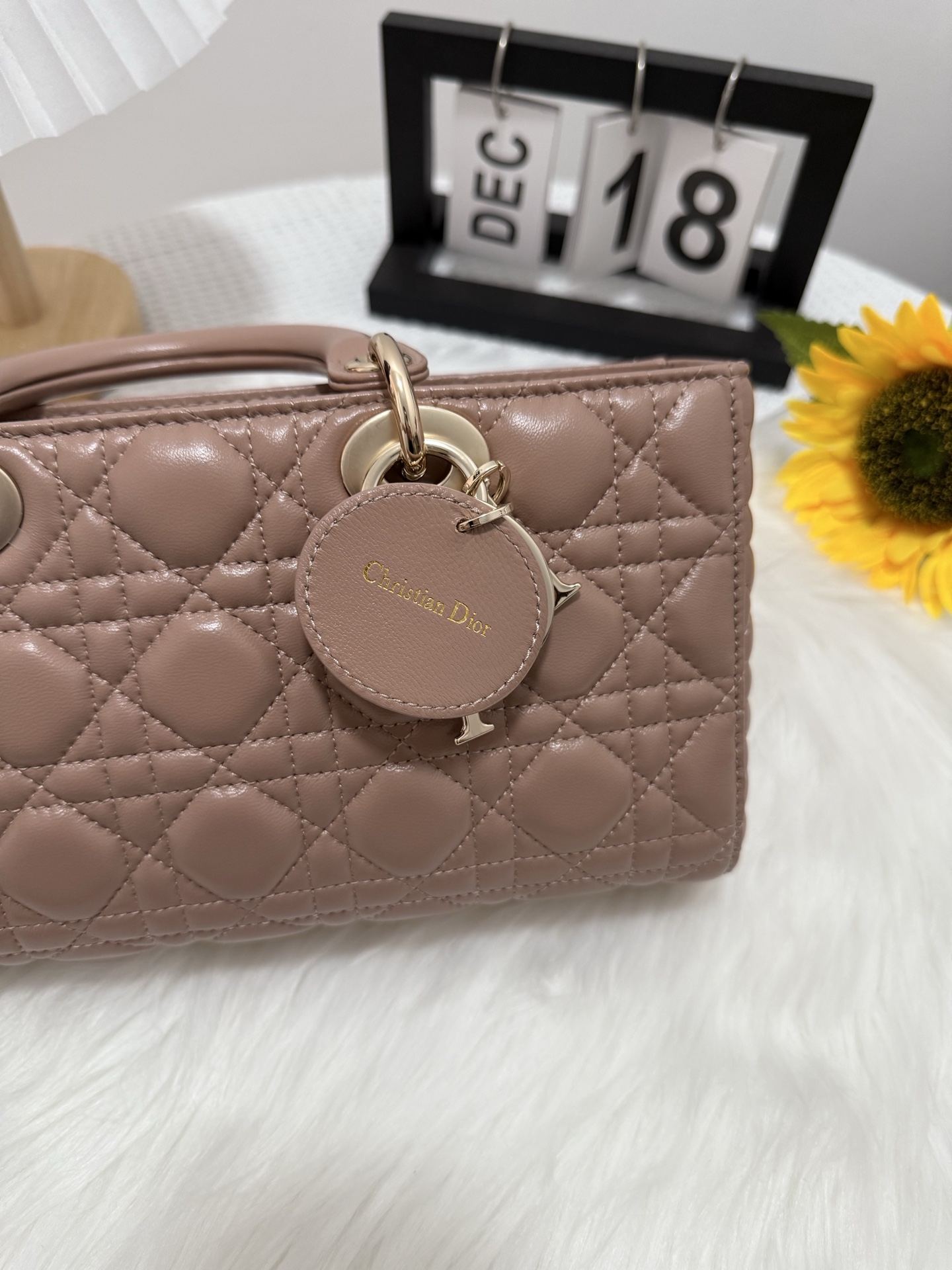 D-Joy Lambskin Quilted Bag, Elegant Design, Multiple Straps, Size 26*6*14cm 9 i1747588698795 8227 0 7