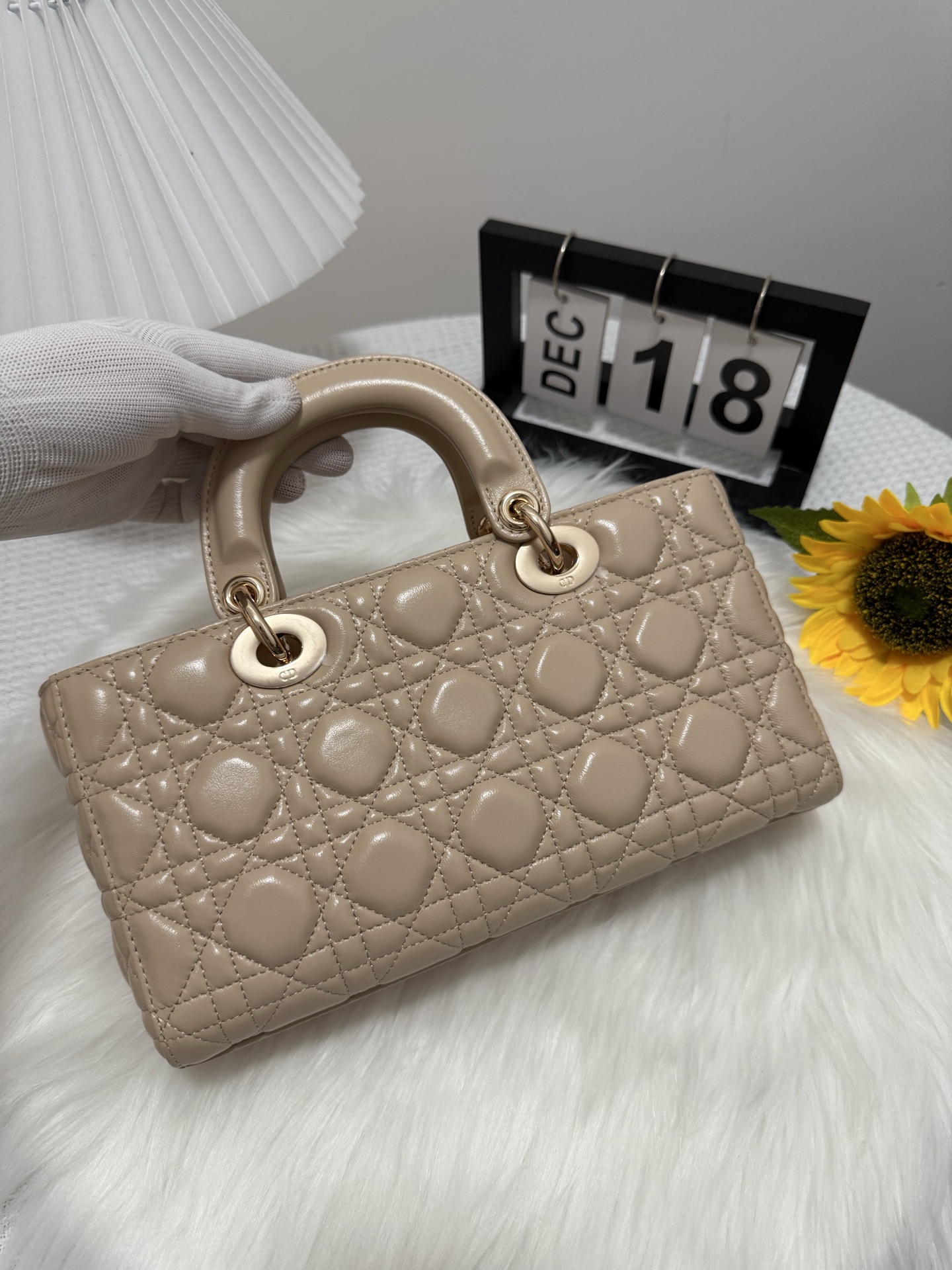 D-Joy Lambskin Bag with Quilted Design & Detachable Straps 4 i1747588780527 5254 0 2