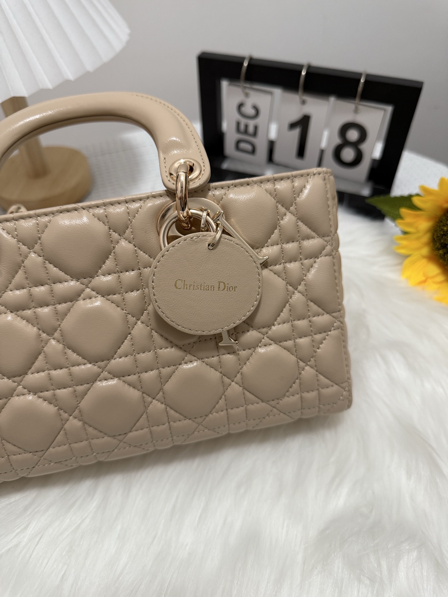 D-Joy Lambskin Bag with Quilted Design & Detachable Straps 9 i1747588781266 8443 0 7
