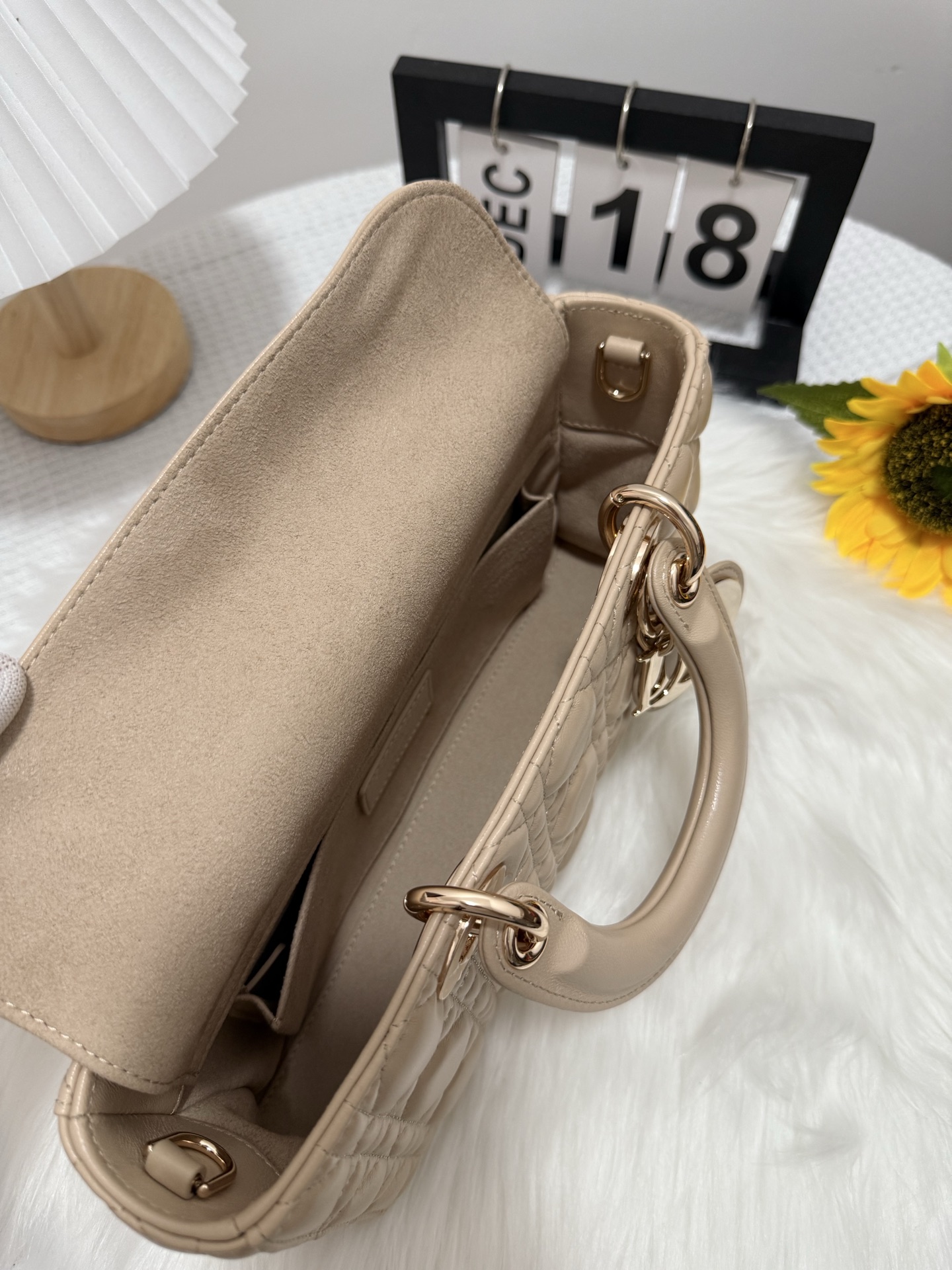 D-Joy Lambskin Bag with Quilted Design & Detachable Straps 7 i1747588781442 3351 0 5