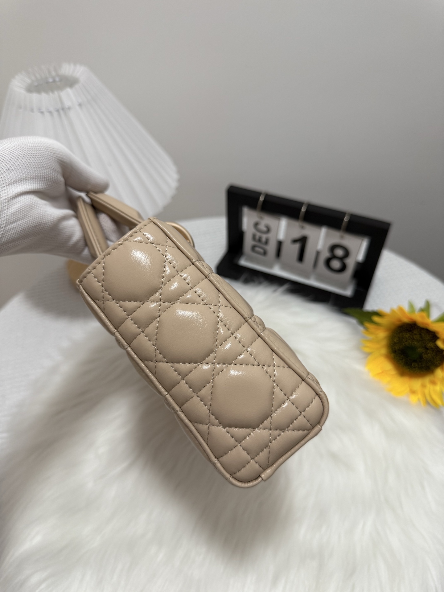 D-Joy Lambskin Bag with Quilted Design & Detachable Straps 3 i1747588781445 7220 0 1