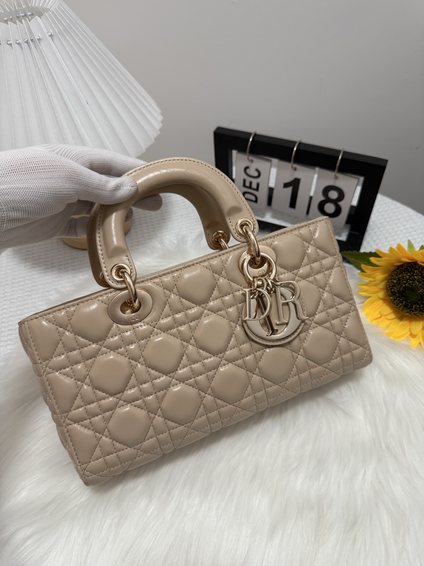D-Joy Lambskin Bag with Quilted Design & Detachable Straps 2 i1747588781450 8181 0 0
