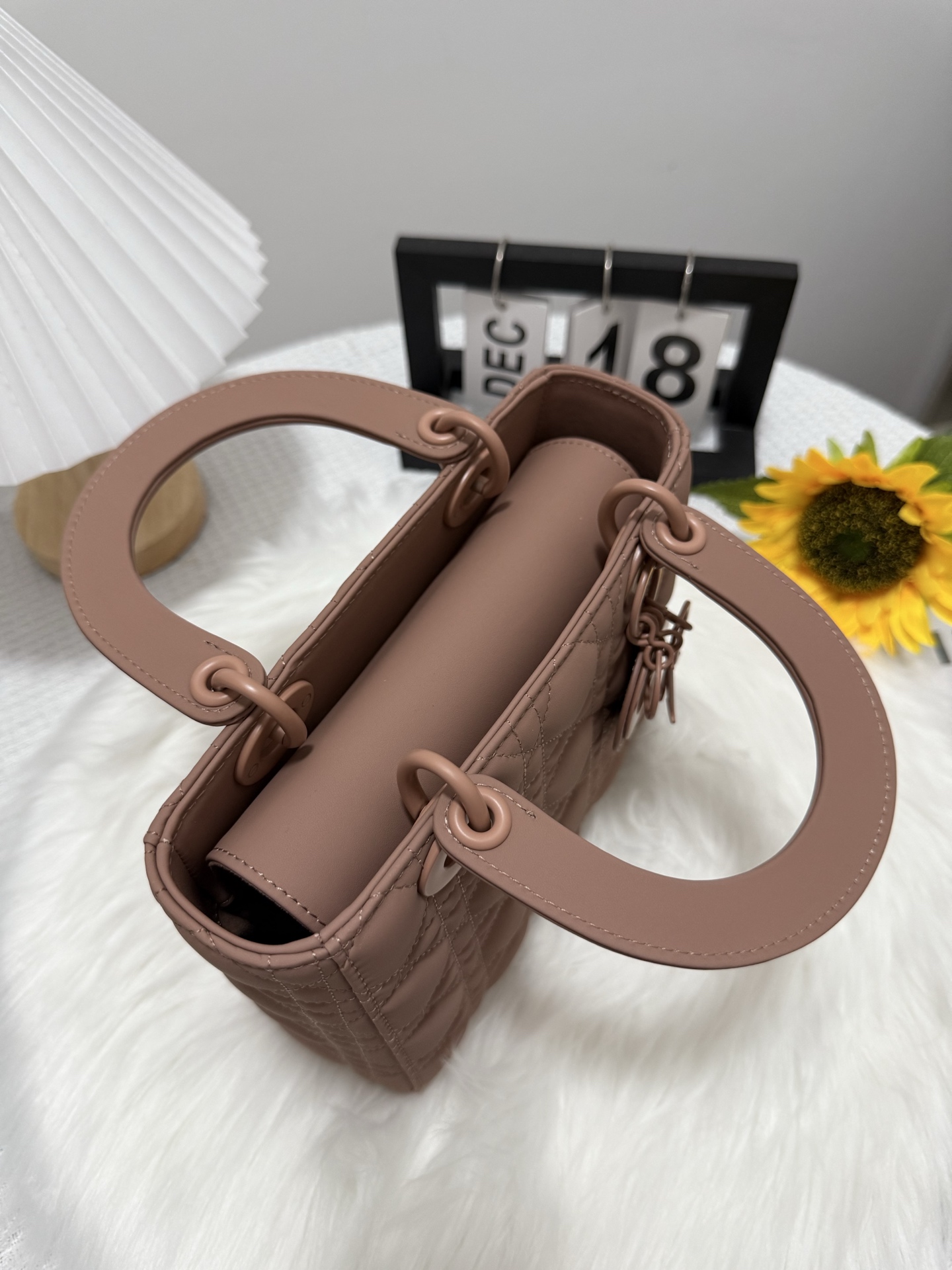 Lady Dior Bag, Bean Paste Pink Lambskin, Matte Finish, Iconic Design 6 i1747653027356 6669 0 4