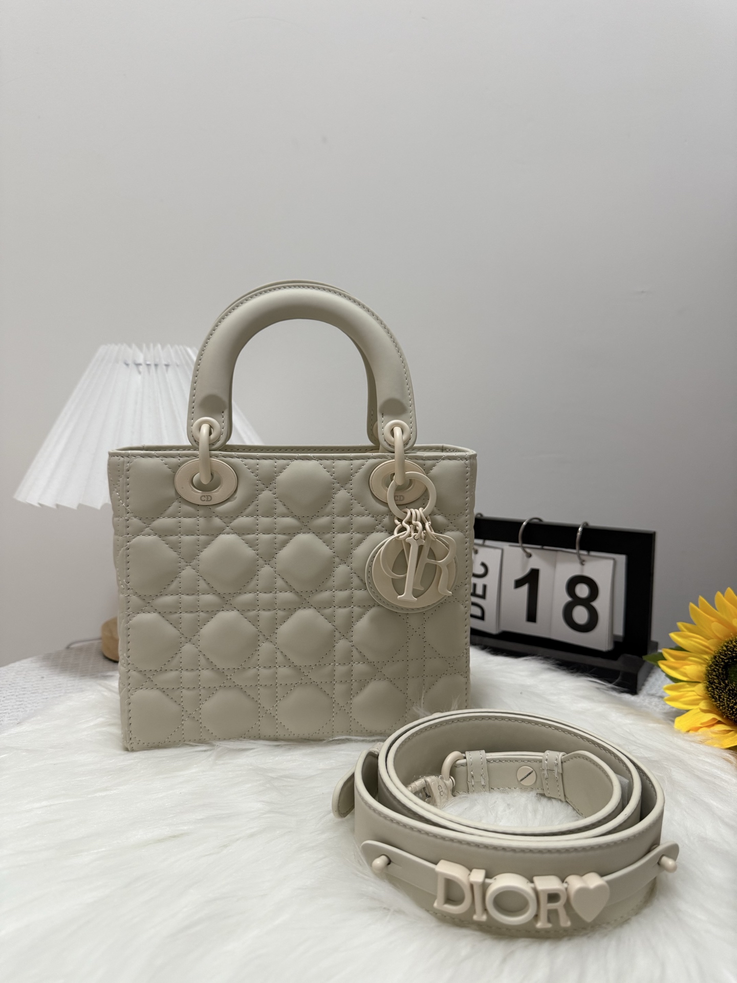 Lady Dior Mini Bag - White Lambskin with Cannage Stitching 10 i1748151687227 1006 0 8