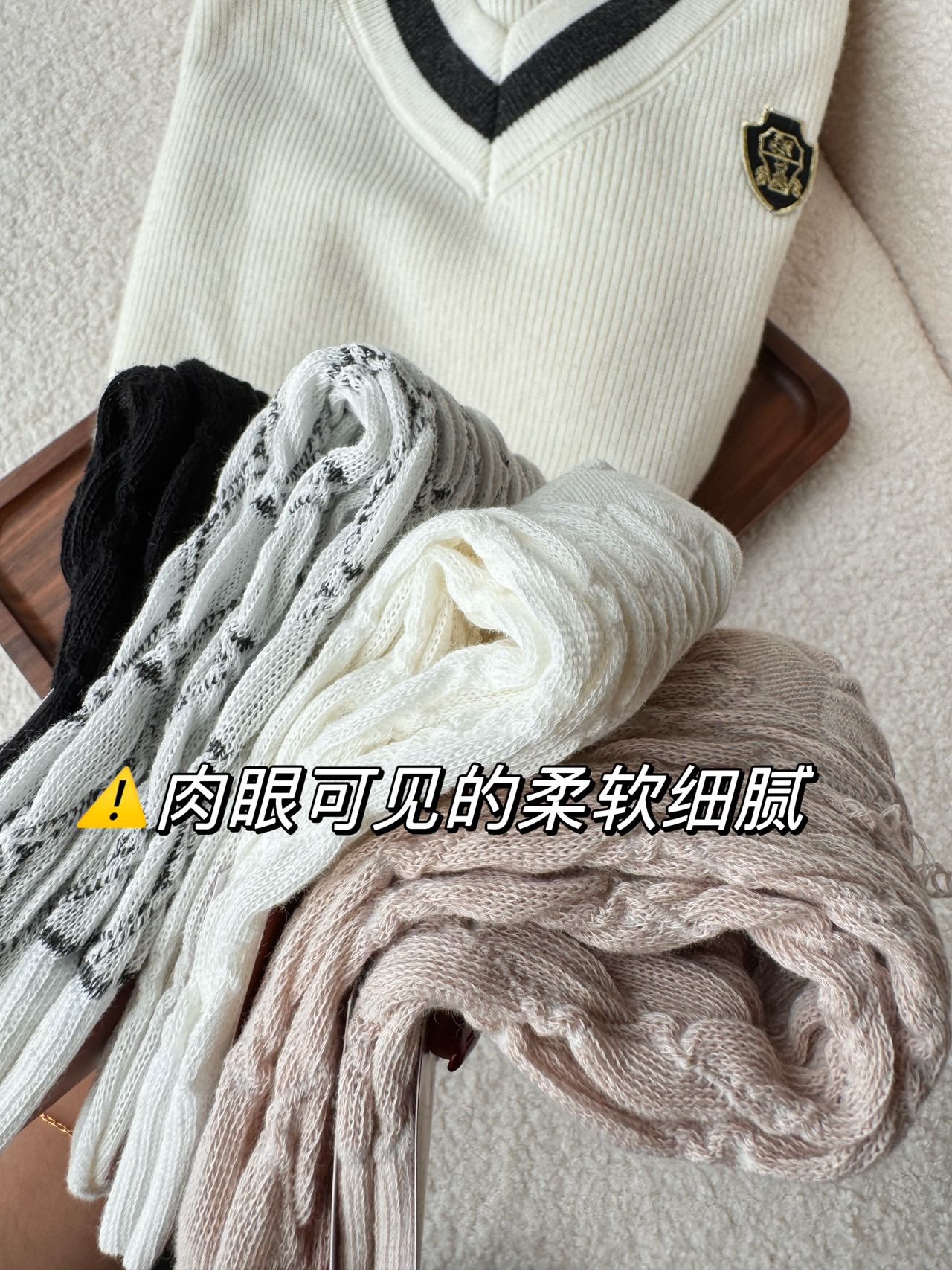 亲肤细腻,不会起球💯立体袜跟设计,减少磨损,舒服缓震 3