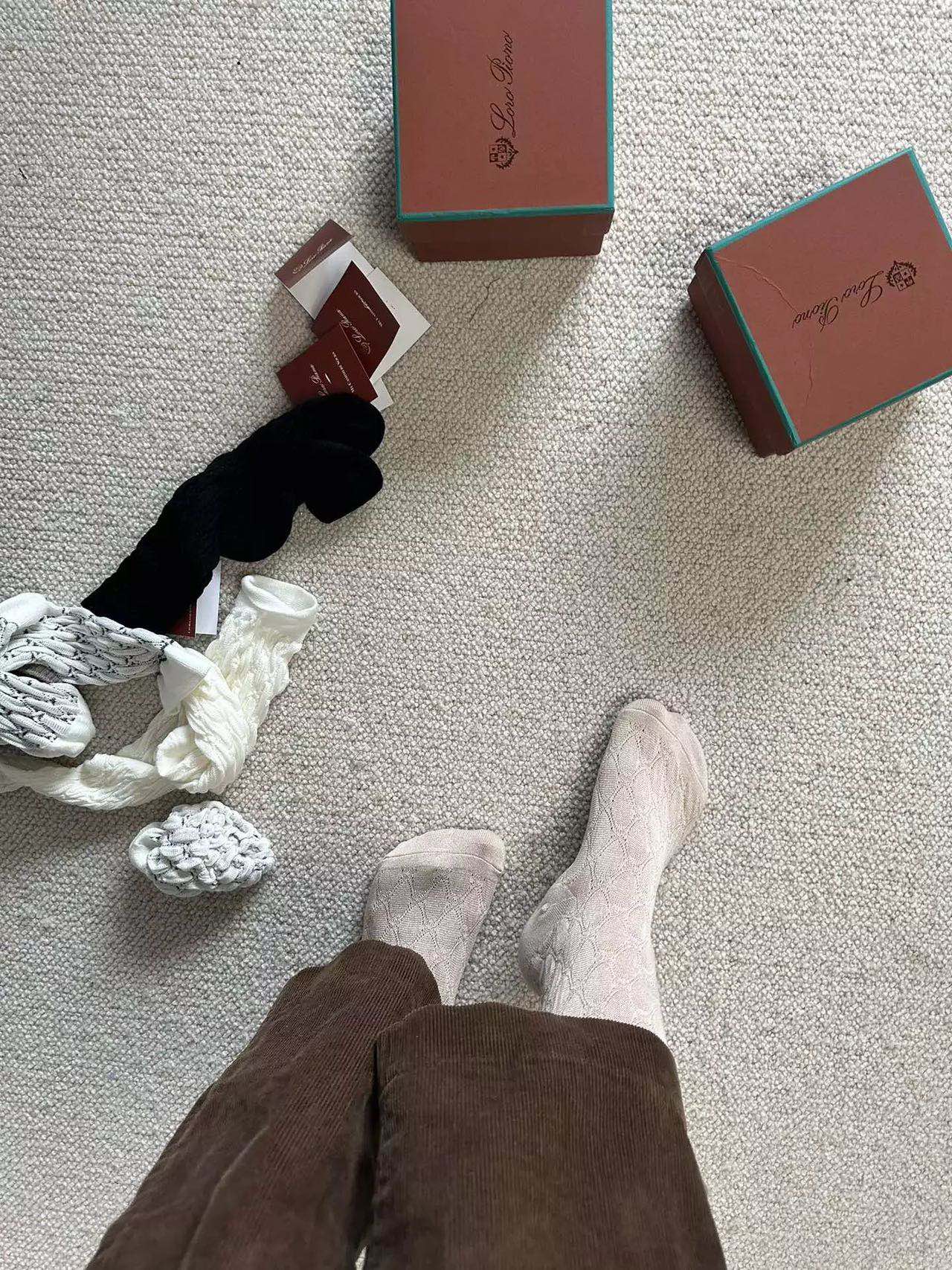 Solid-color crew socks offer versatile styling, serving as a refined - Comprehensive 2